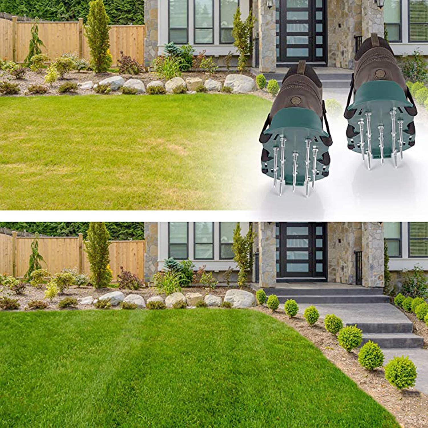 Aerator para butów kolce do spulchniania ziemi - obrazek 8