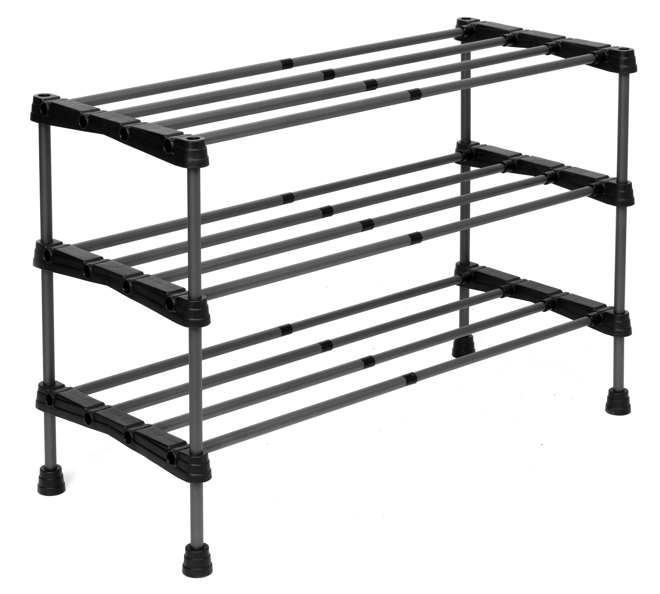 Regulowany stojak stojak na buty Arisa 3 poziomy - obrazek 9