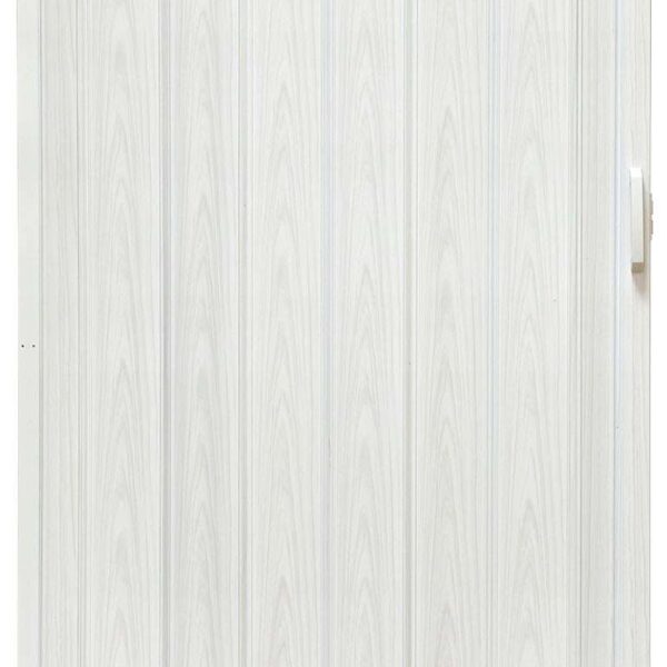 Drzwi harmonijkowe 004 04 biały dąb 90 cm