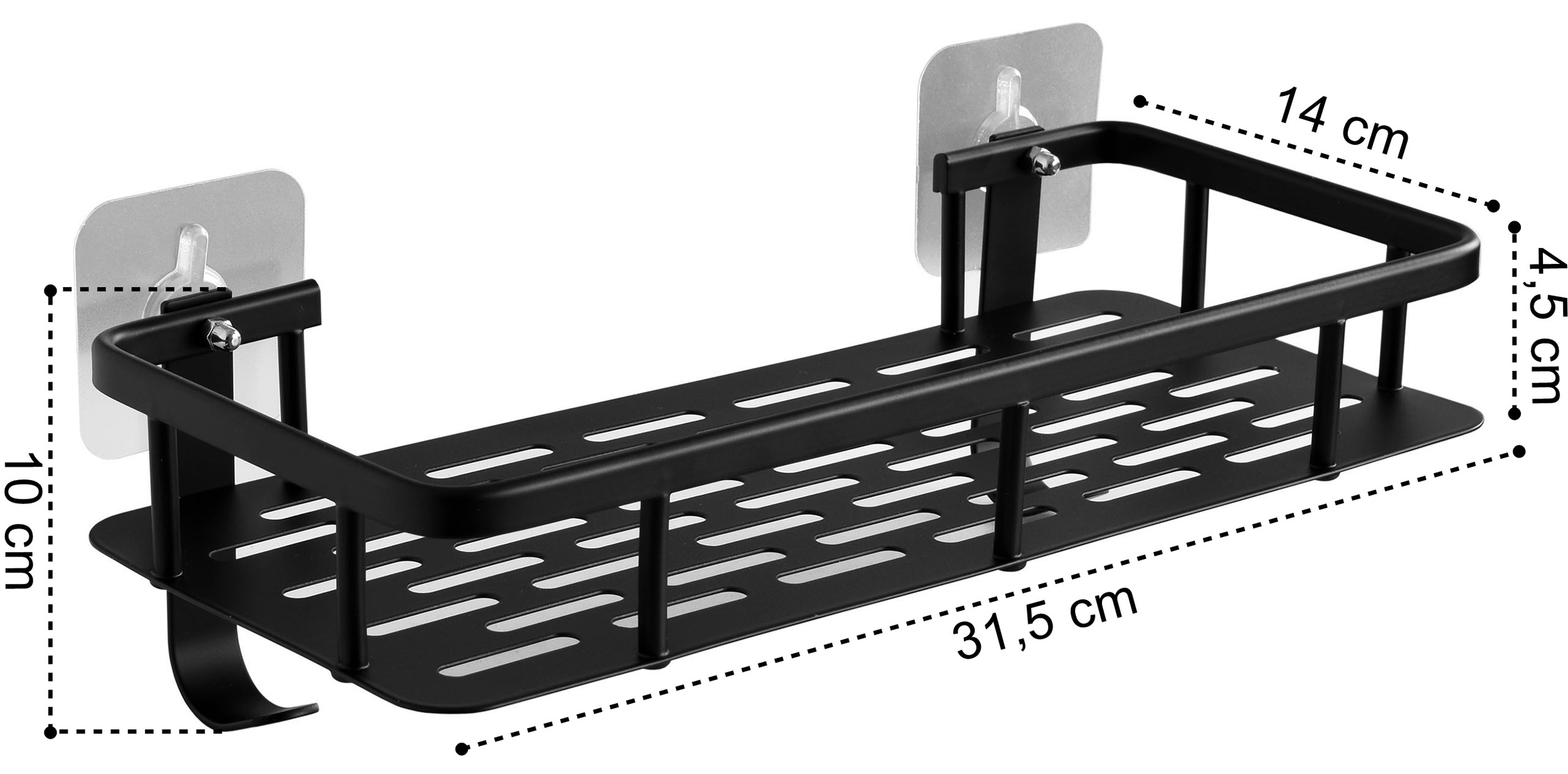 Półka loft Itaka do łazienki pod prysznic - obrazek 3