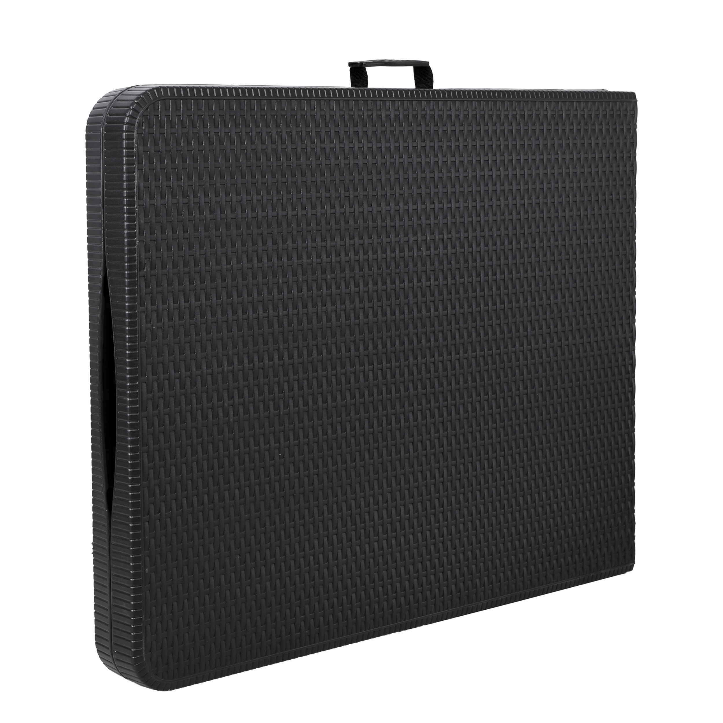 Stół cateringowy RATTAN składany w walizkę - 180 cm czarny - obrazek 8