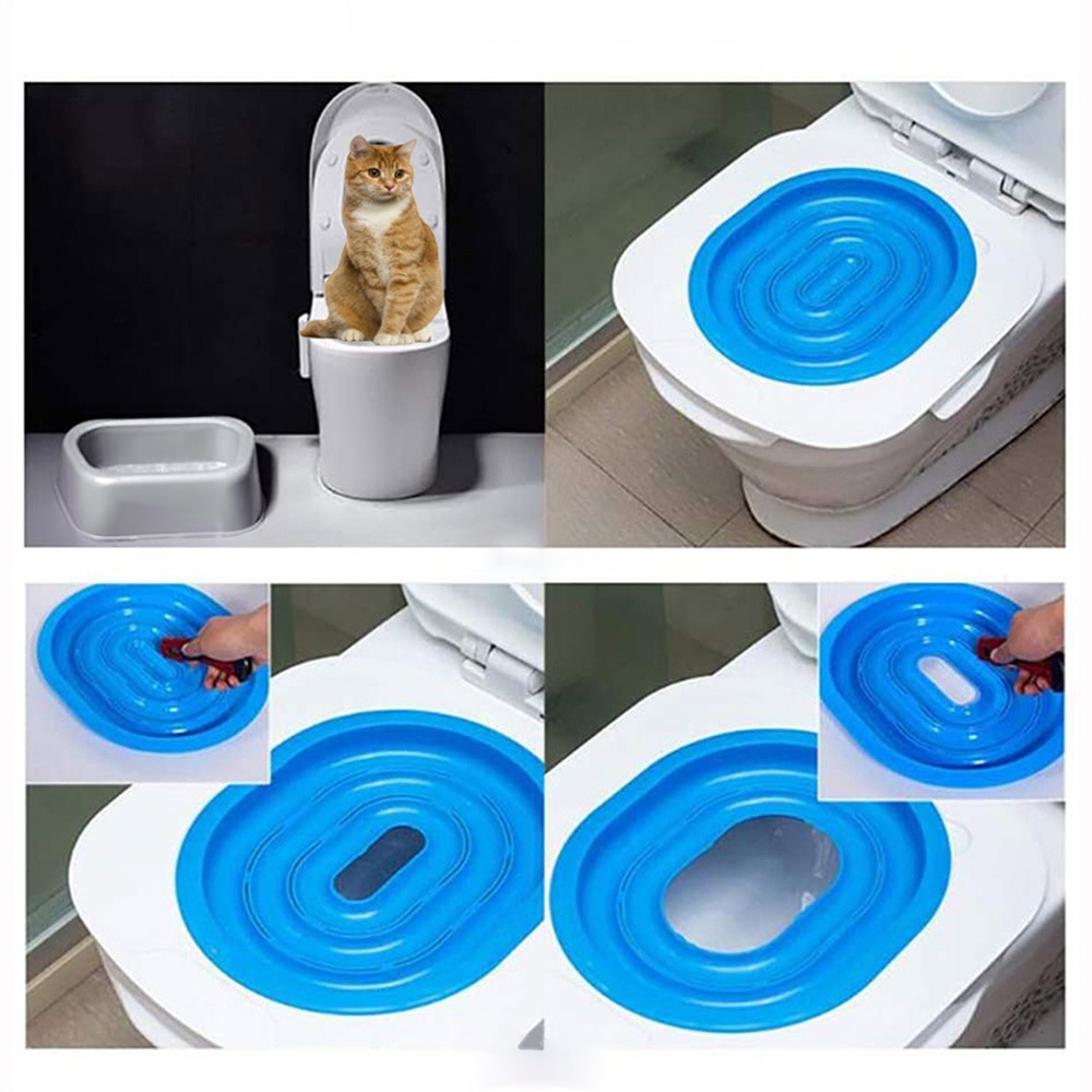 Nakładka na toaletę dla kota NILS niebieska - obrazek 9