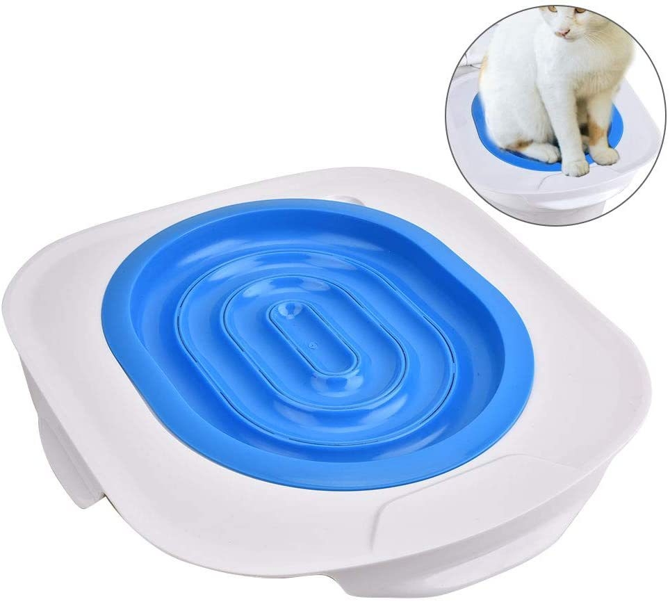 Nakładka na toaletę dla kota NILS niebieska - obrazek 8