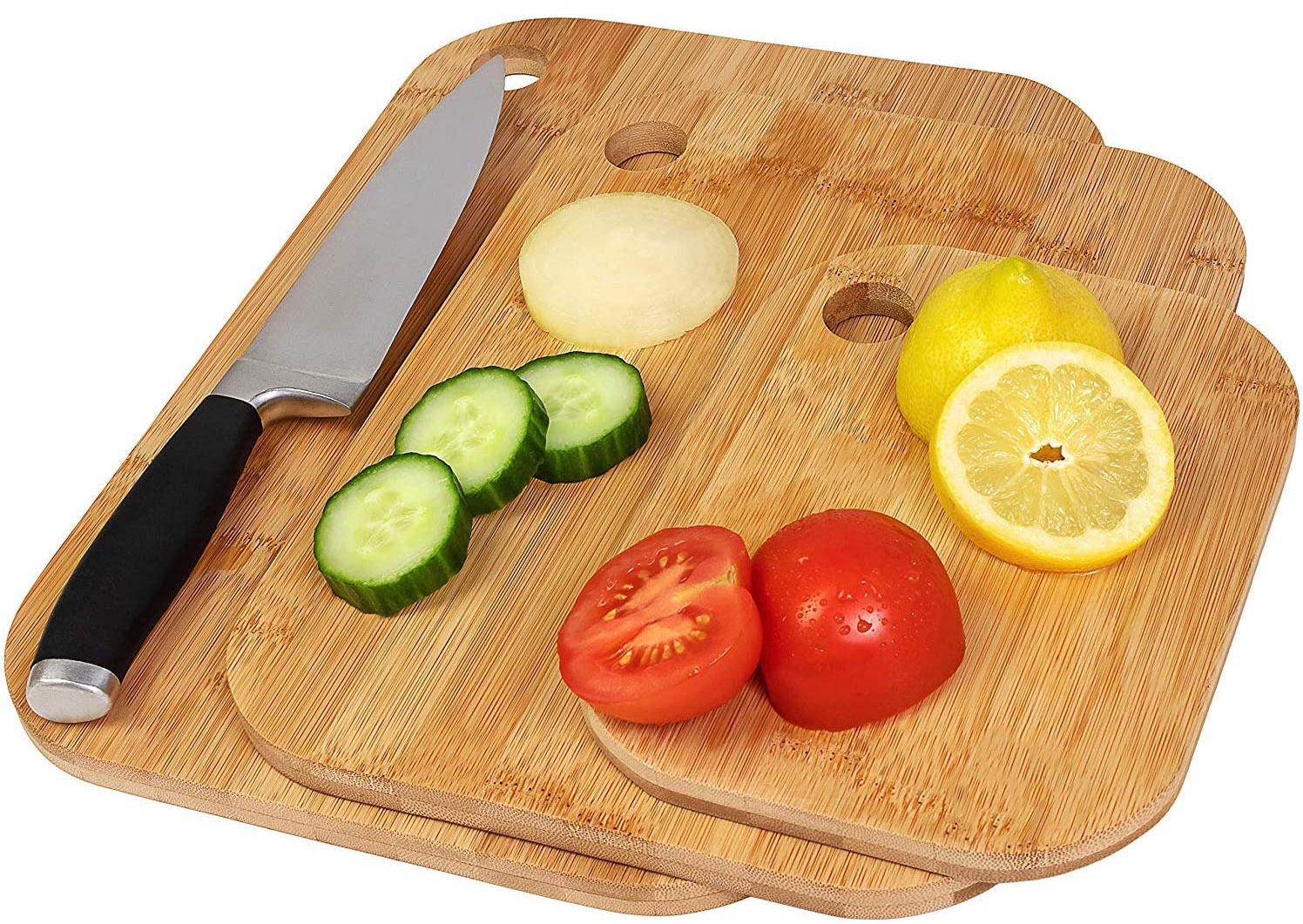 Zestaw desek bambusowych do krojenia SUPRI 3 sztuki - obrazek 5