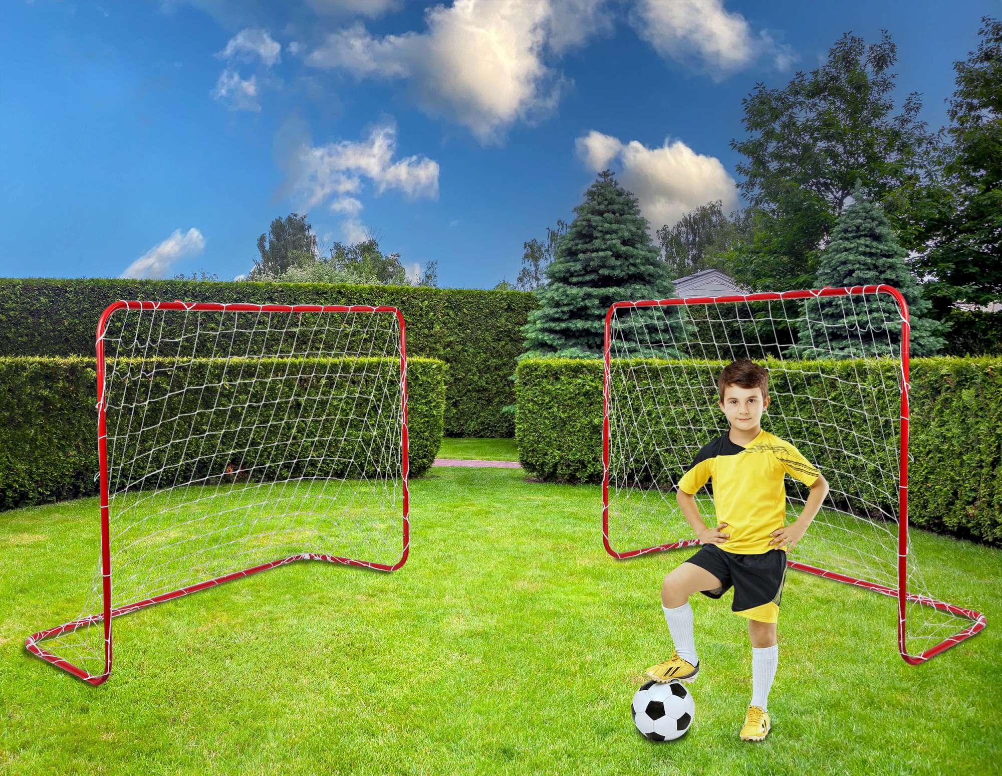 Zestaw dwóch bramek piłkarskich MAURO - obrazek 4