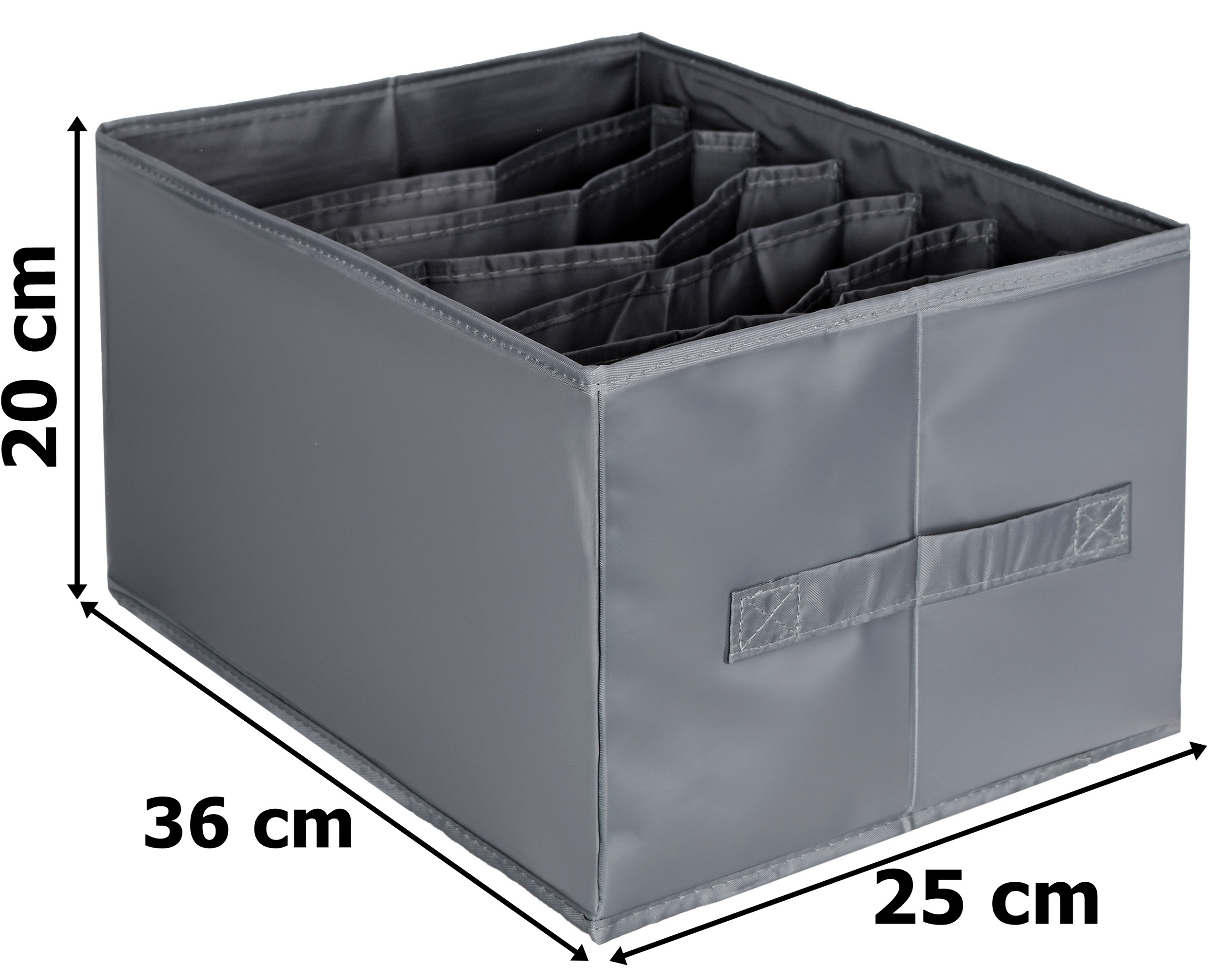 Zestaw dwóch organizerów LIAM grafitowy - obrazek 4