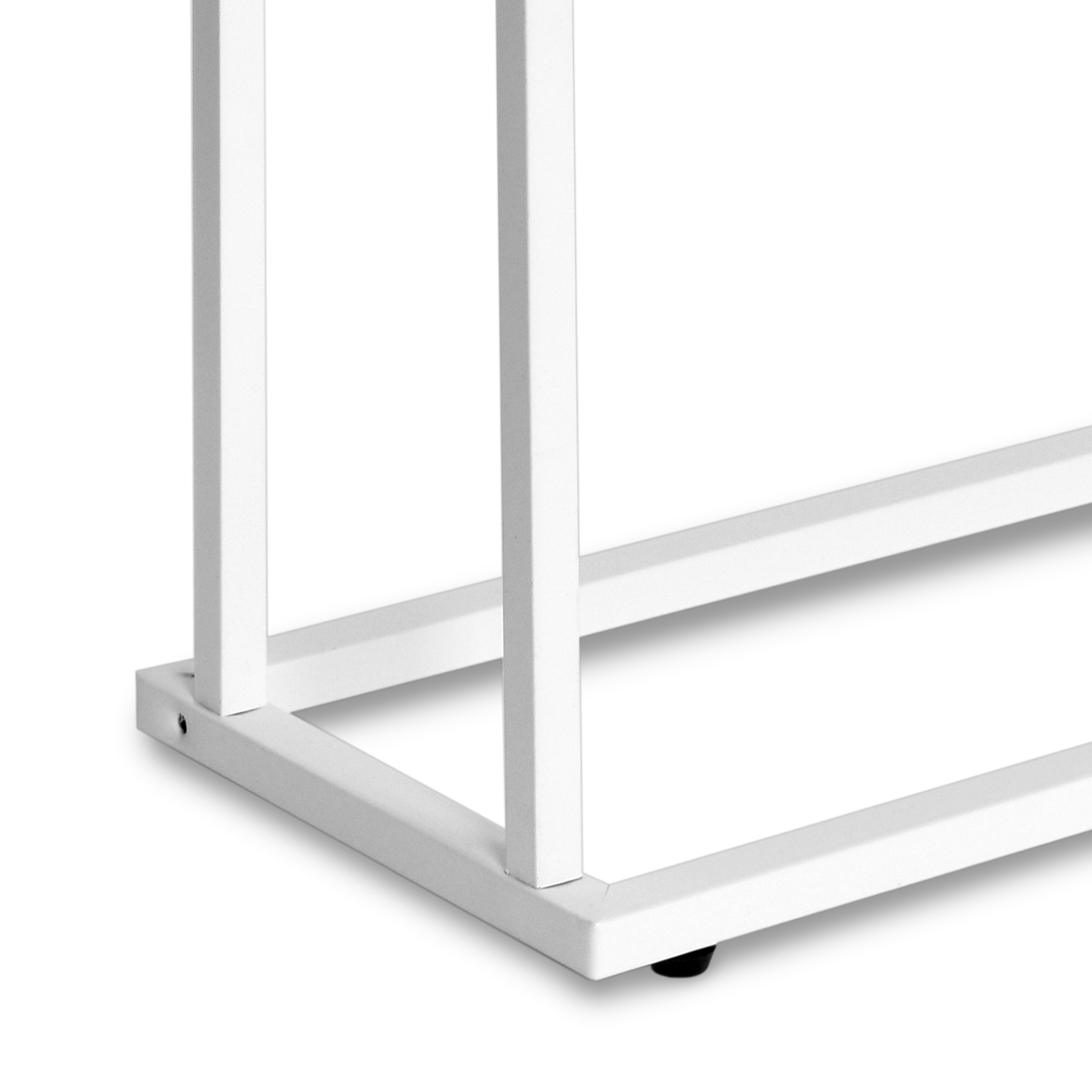 Stojak wieszak na ręczniki 2 poziomowy GESI biały - obrazek 4