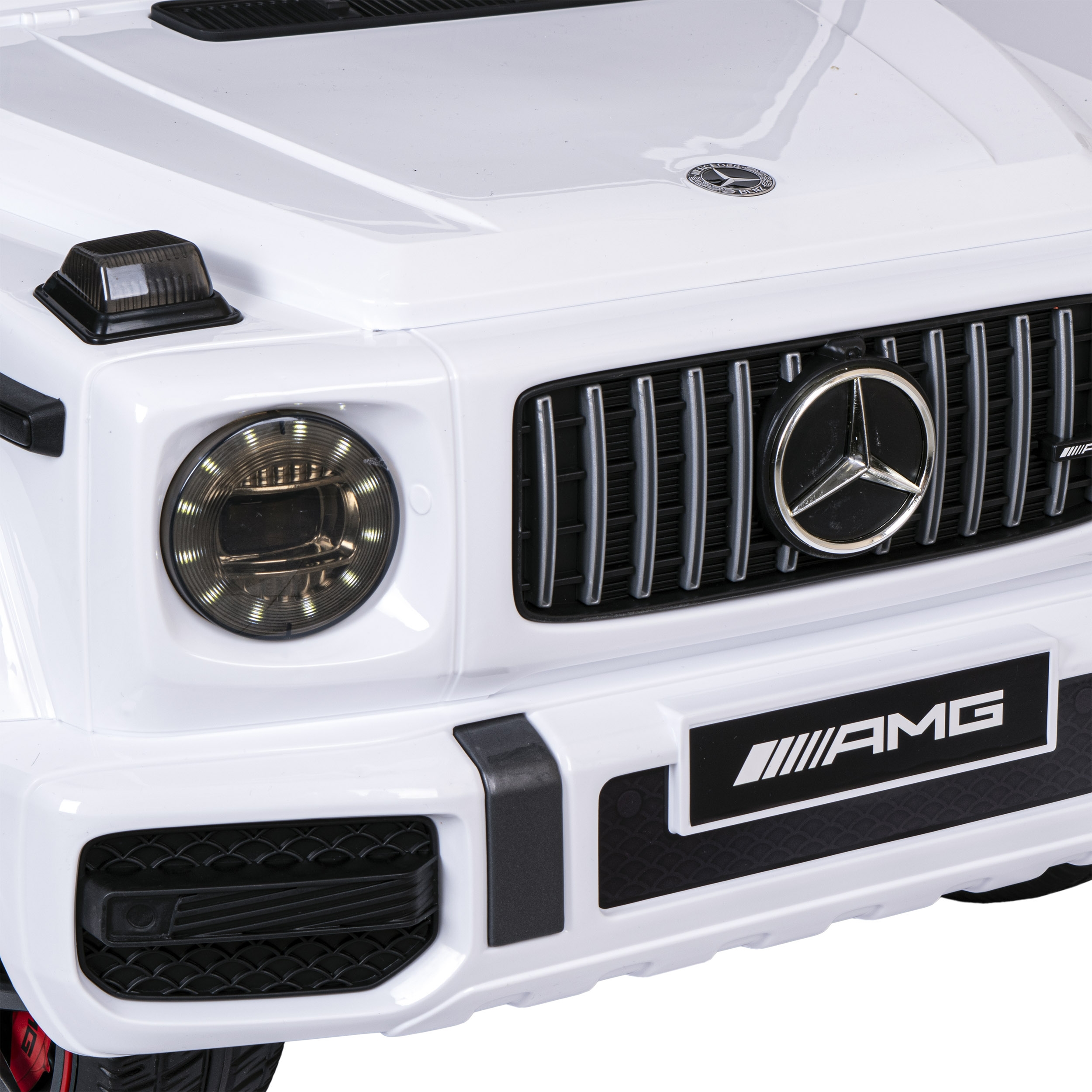 Samochód elektryczny dla dzieci MERCEDES AMG G63 biały - obrazek 6