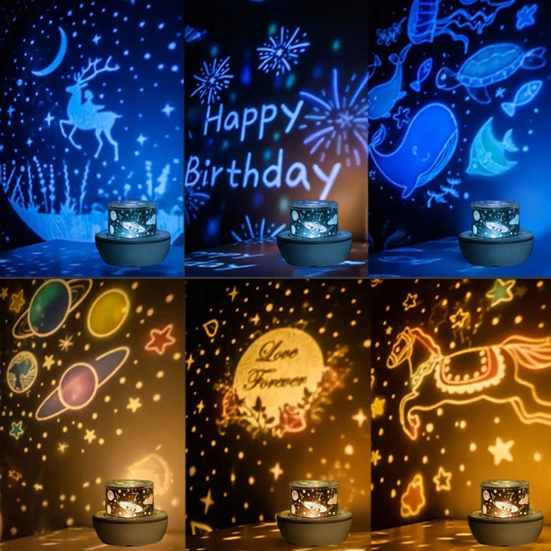 Lampka nocna gwiezdny projektor Galaxy - obrazek 4