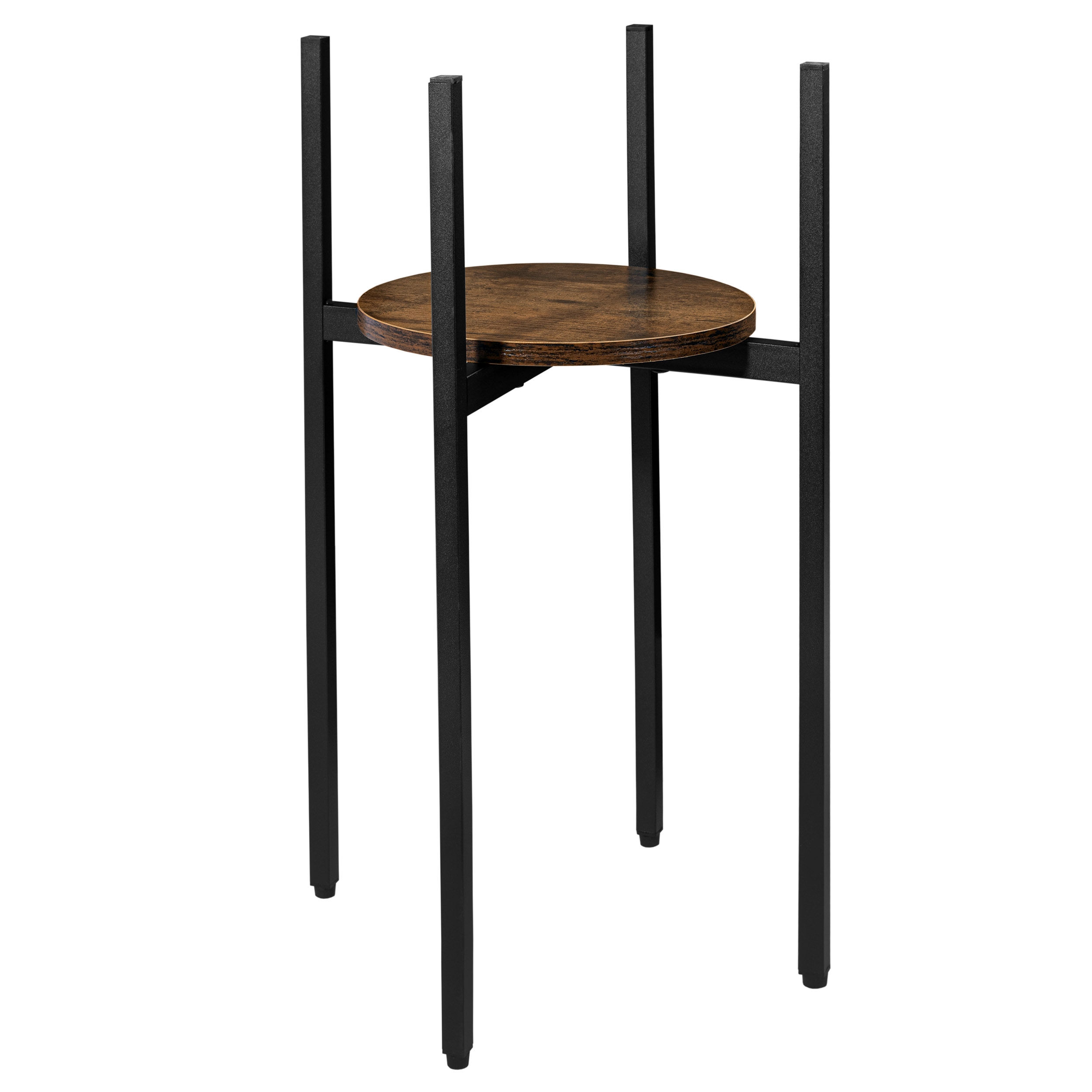 Kwietnik stojący loftowy Torre Rustic 60 cm czarny - obrazek 2