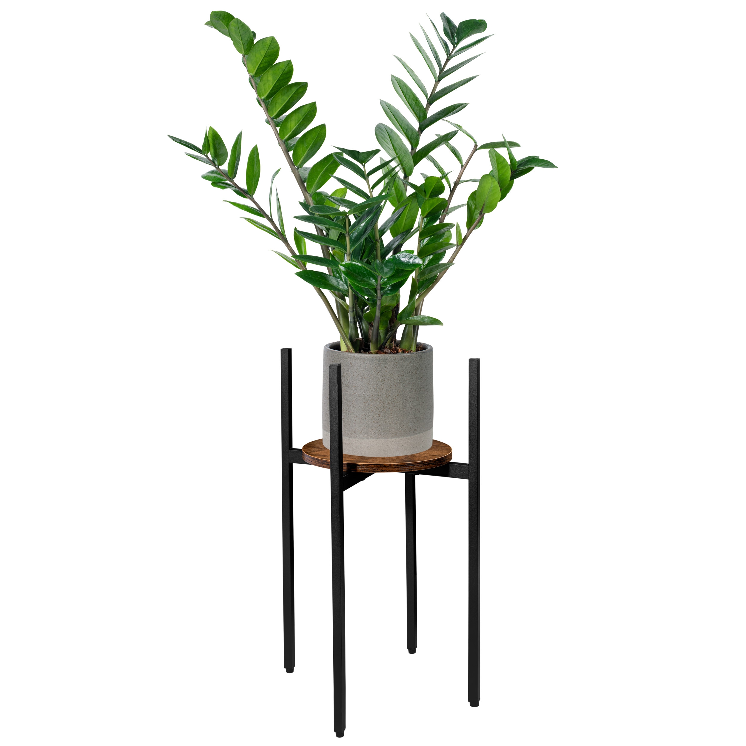 Kwietnik stojący loftowy Torre Rustic 60 cm czarny - obrazek 5