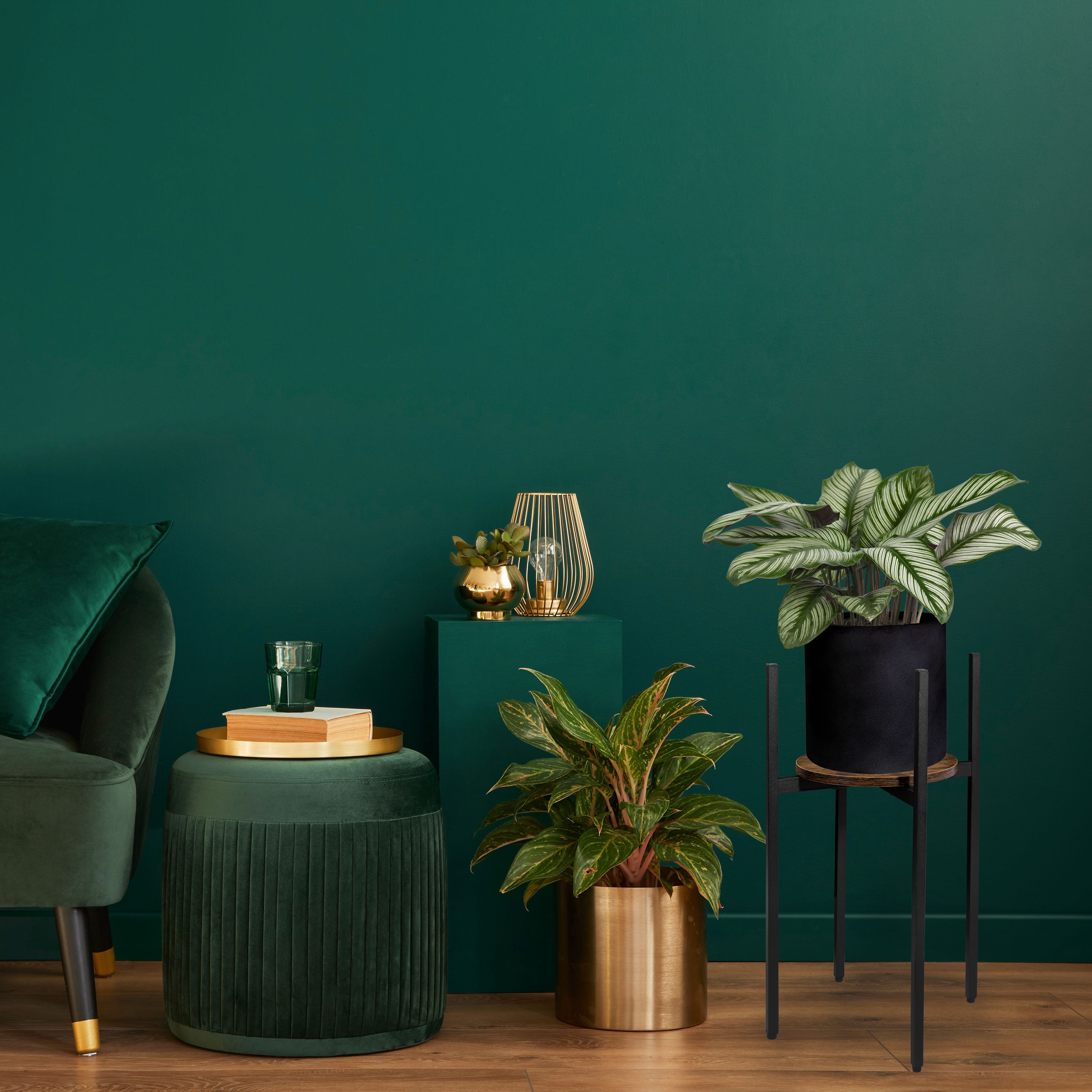 Kwietnik stojący loftowy Torre Rustic 60 cm czarny - obrazek 6