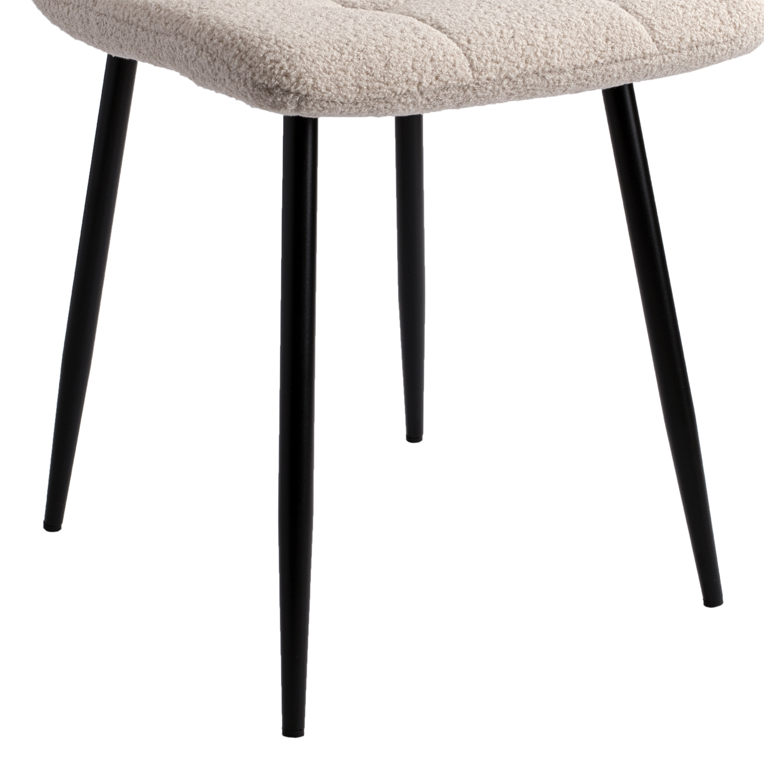 Krzesło boucle DENVER teddy beżowe - obrazek 8