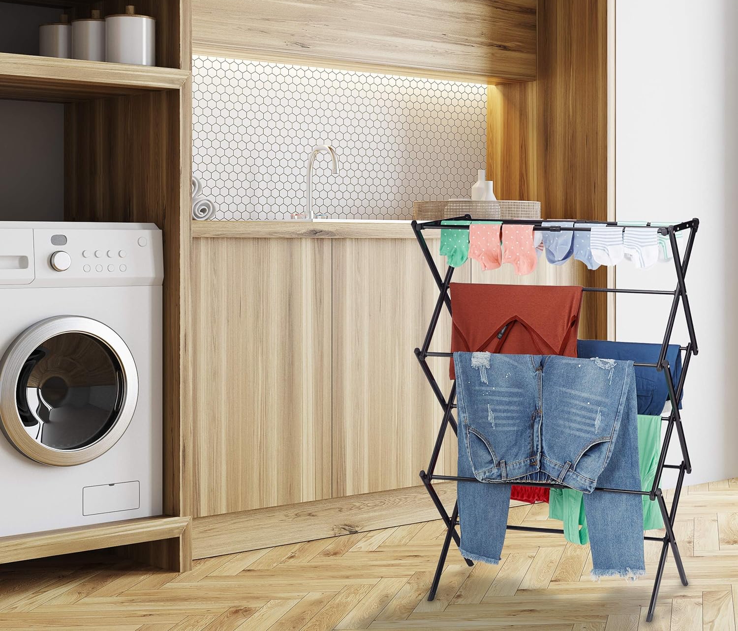 Suszarka wolnostojąca na pranie KARLA - obrazek 3