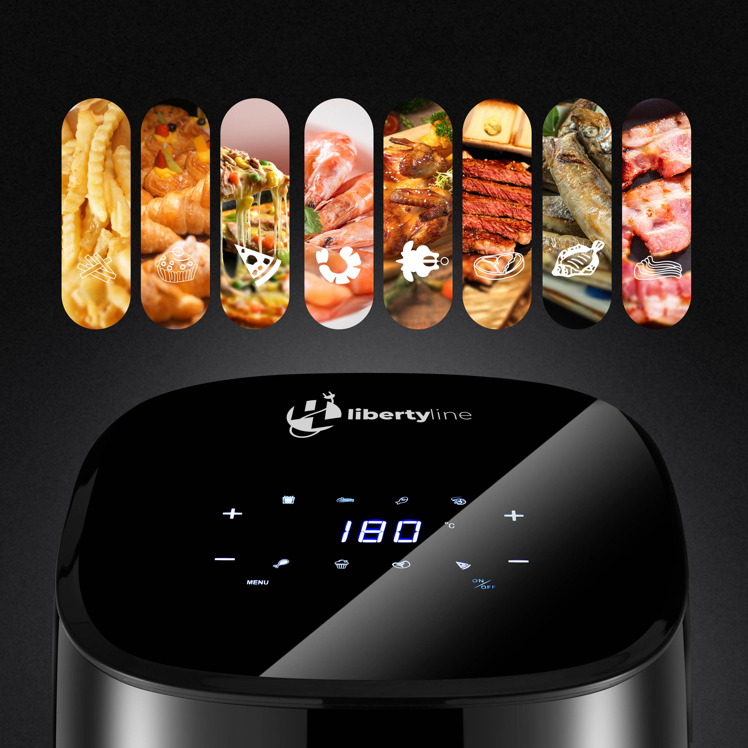 Frytownica beztłuszczowa PARMA 3,5L1400W - obrazek 2