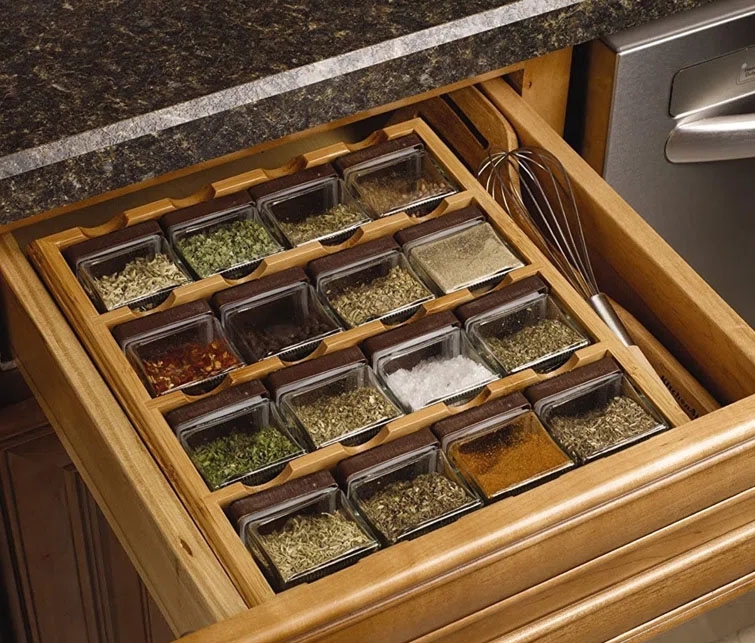 Stojak na przyprawy LADER bambusowy - obrazek 6