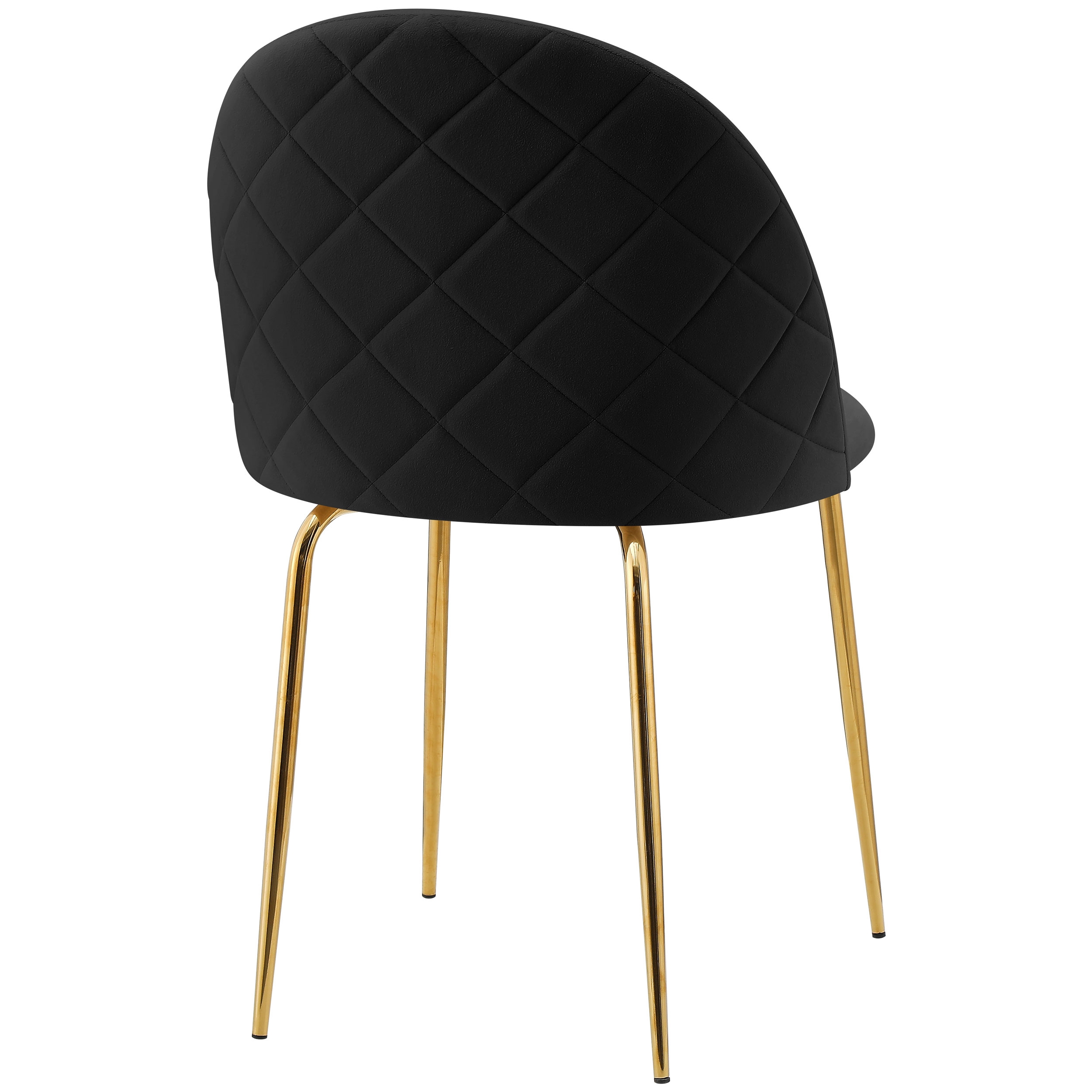 Krzesło welurowe Fargo Gold Velvet czarne - obrazek 9