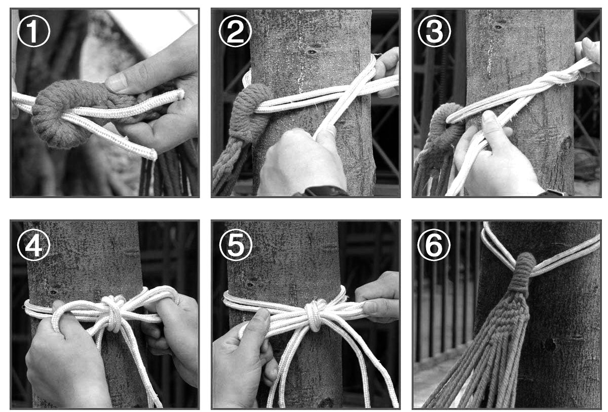 Hamak ogrodowy EDEN LAVA w paski - obrazek 9