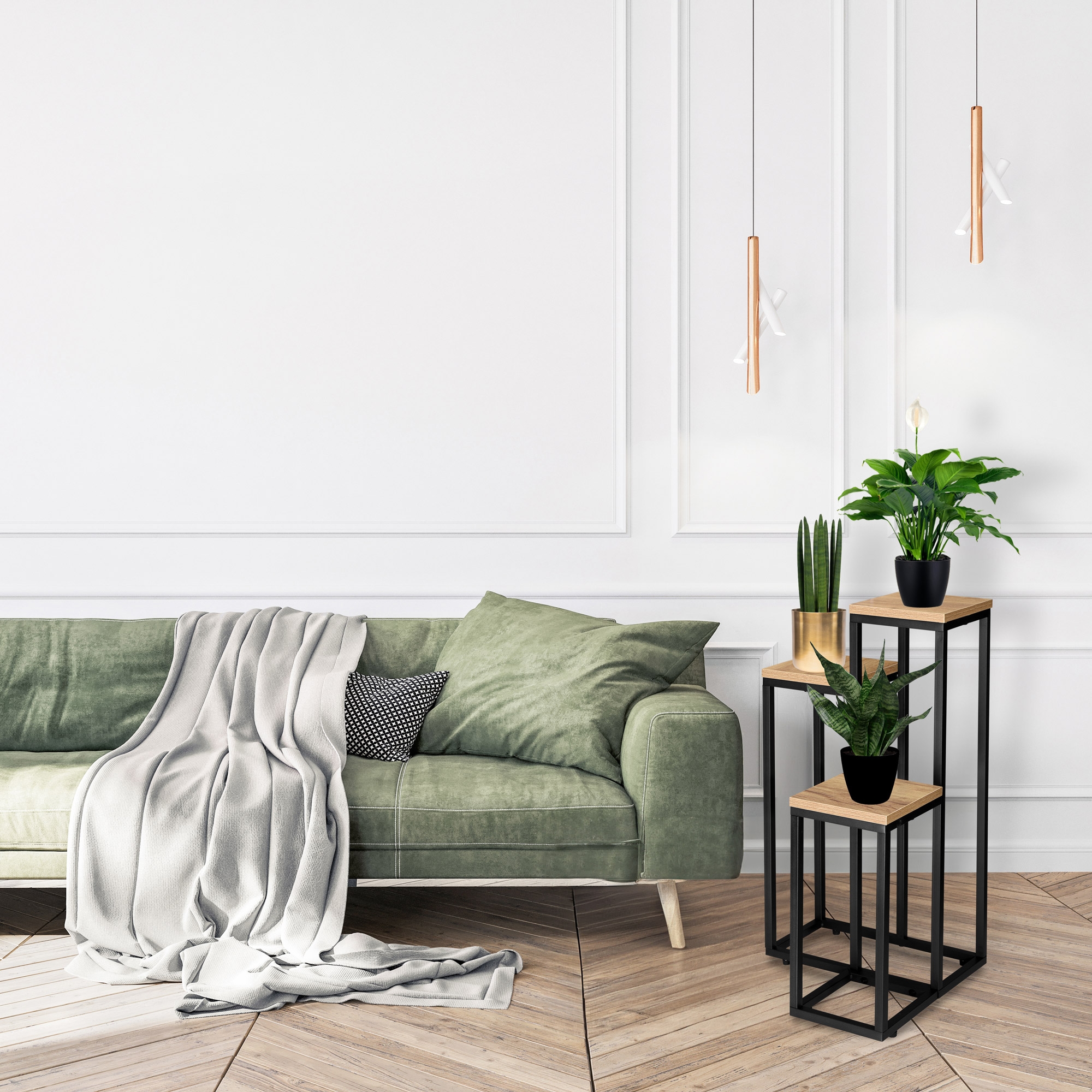 Kwietnik stojący czarny Munir Craft - obrazek 5