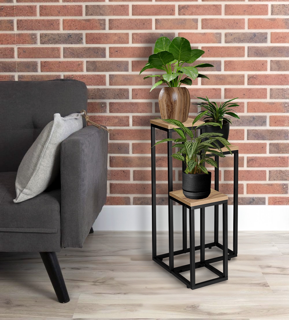 Kwietnik stojący czarny Munir Craft - obrazek 6