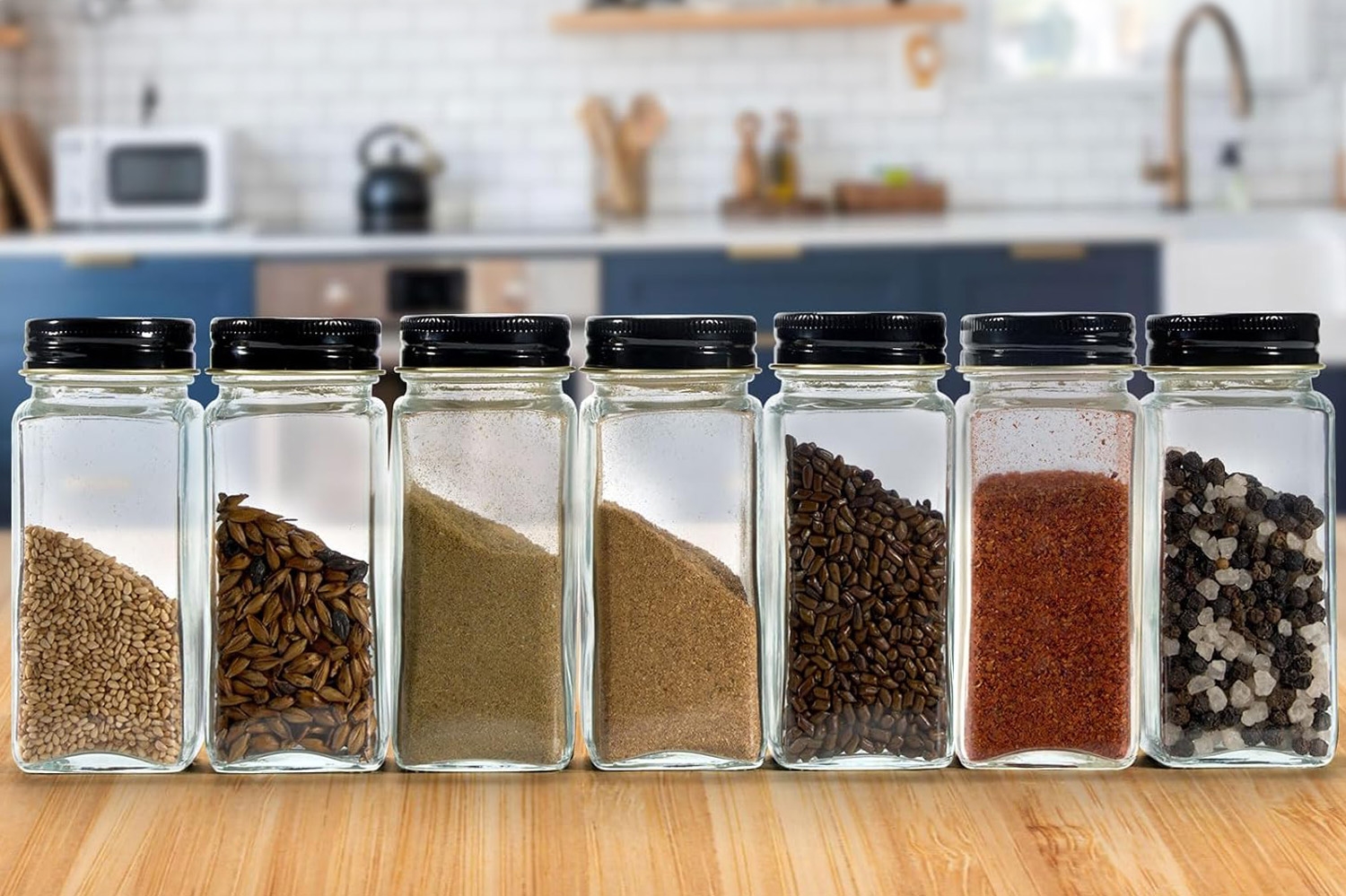 Zestaw 24 słoiczków na przyprawy BAKER - obrazek 5