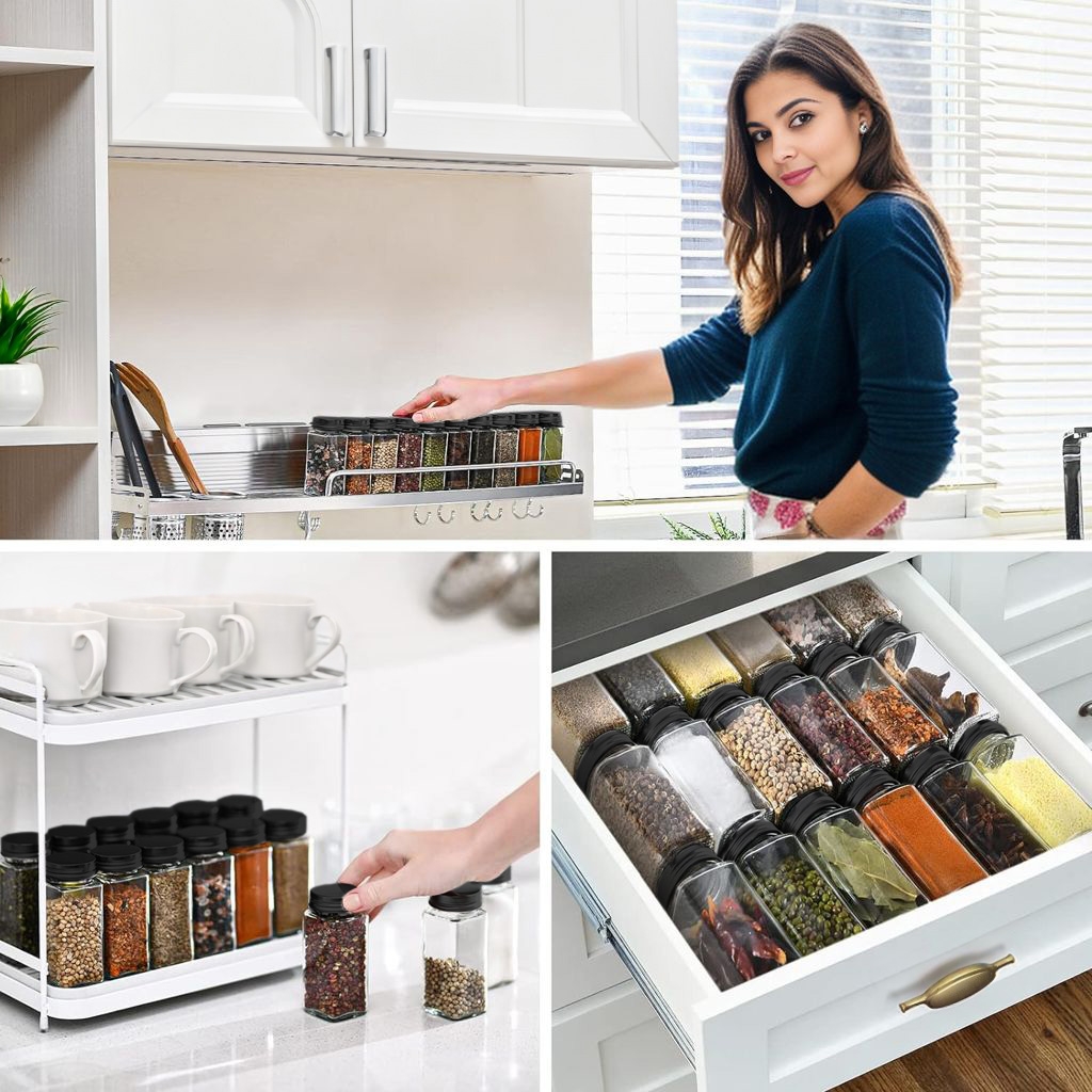 Zestaw 24 słoiczków na przyprawy BAKER - obrazek 2