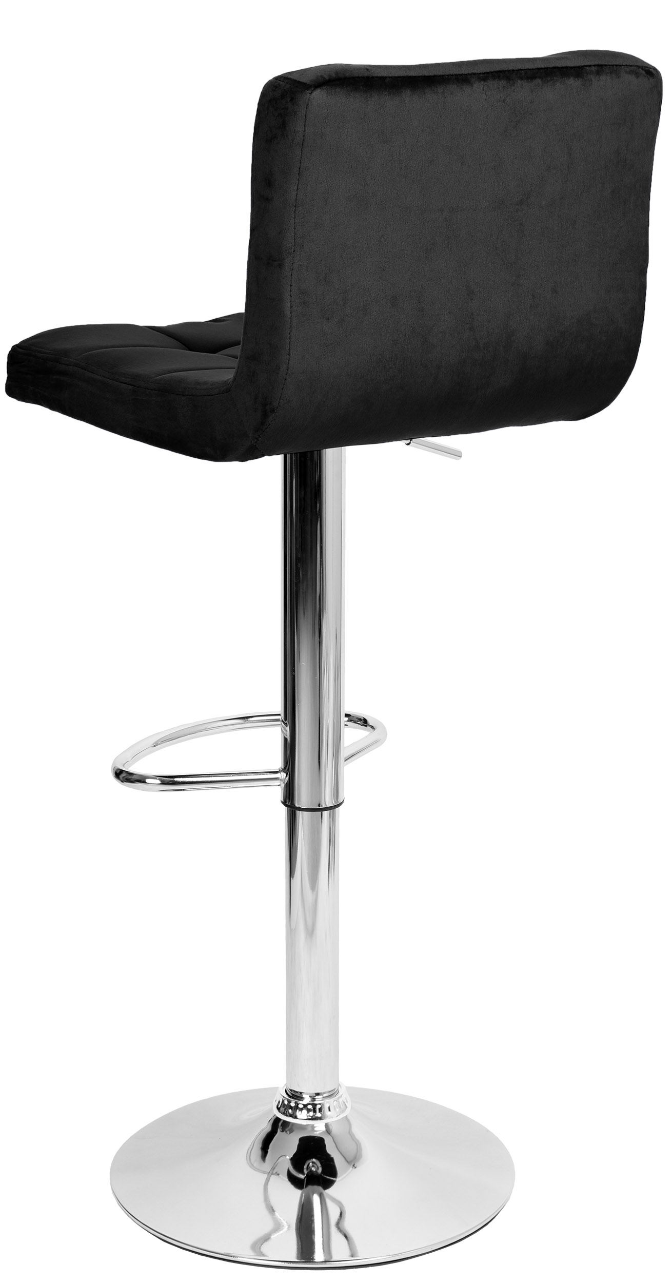 Hoker barowy Arako chromowane czarne Velvet - obrazek 7