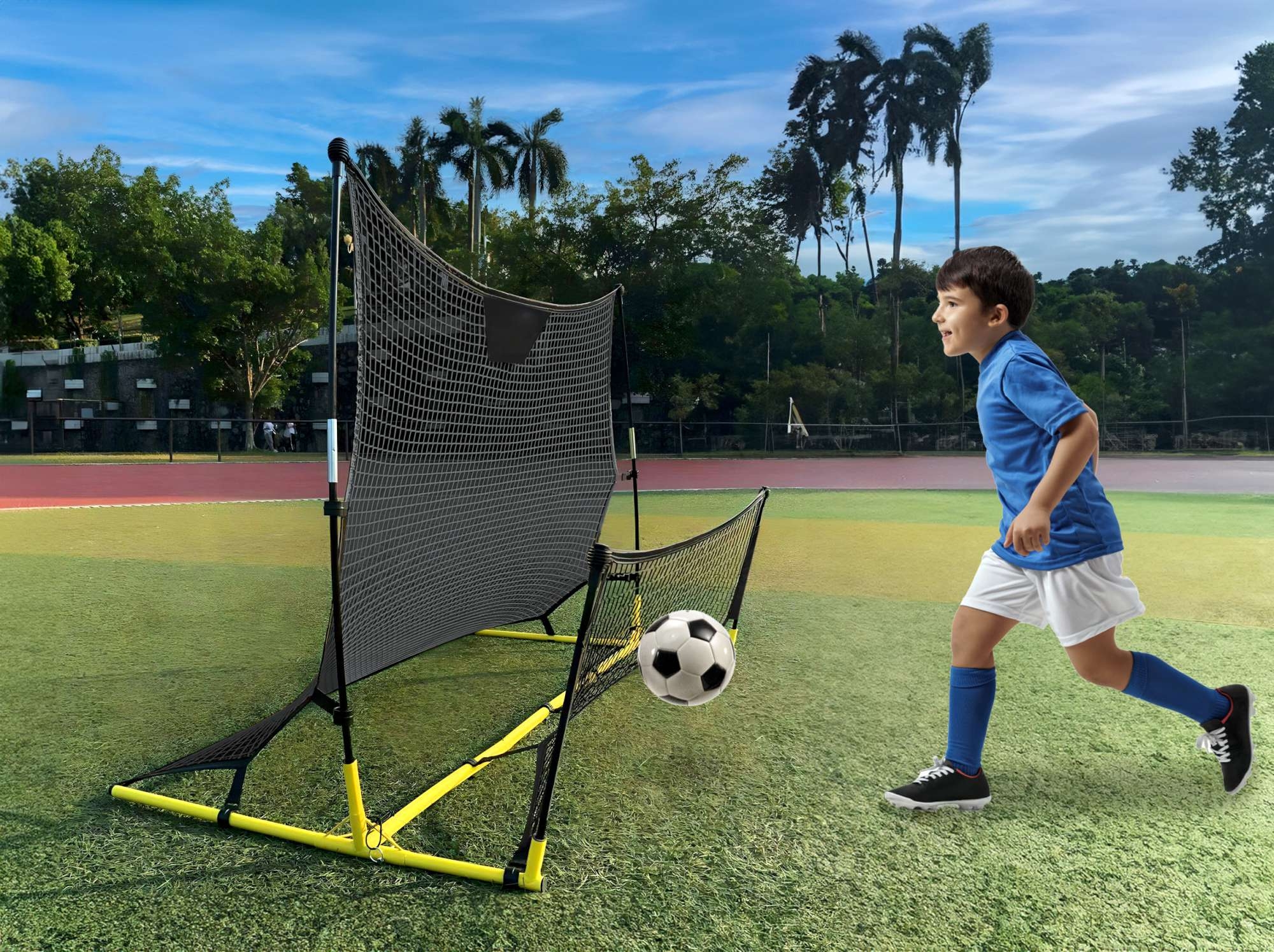 Bramka piłkarska treningowa LUIGI 2w1 - obrazek 3