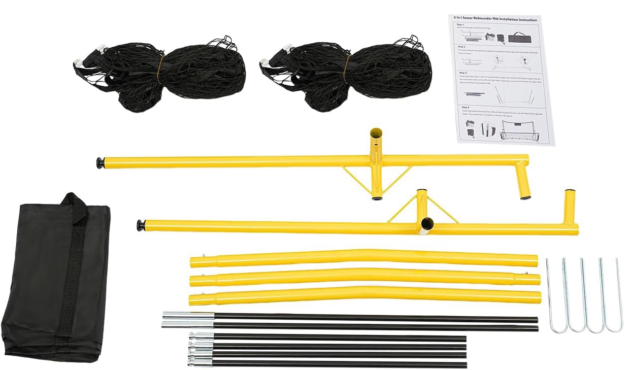 Bramka piłkarska treningowa LUIGI 2w1 - obrazek 8