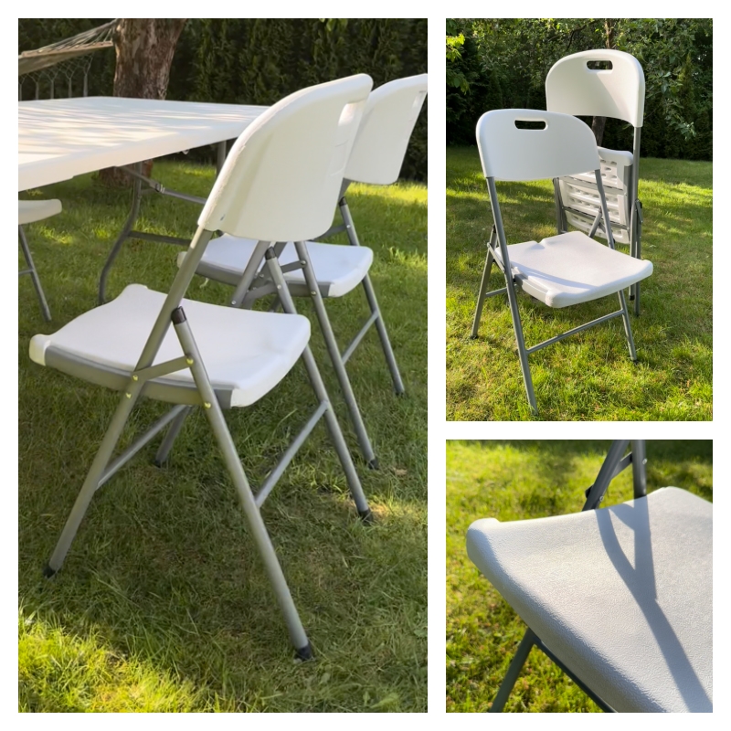 Krzesło cateringowe WHITE białe - obrazek 4