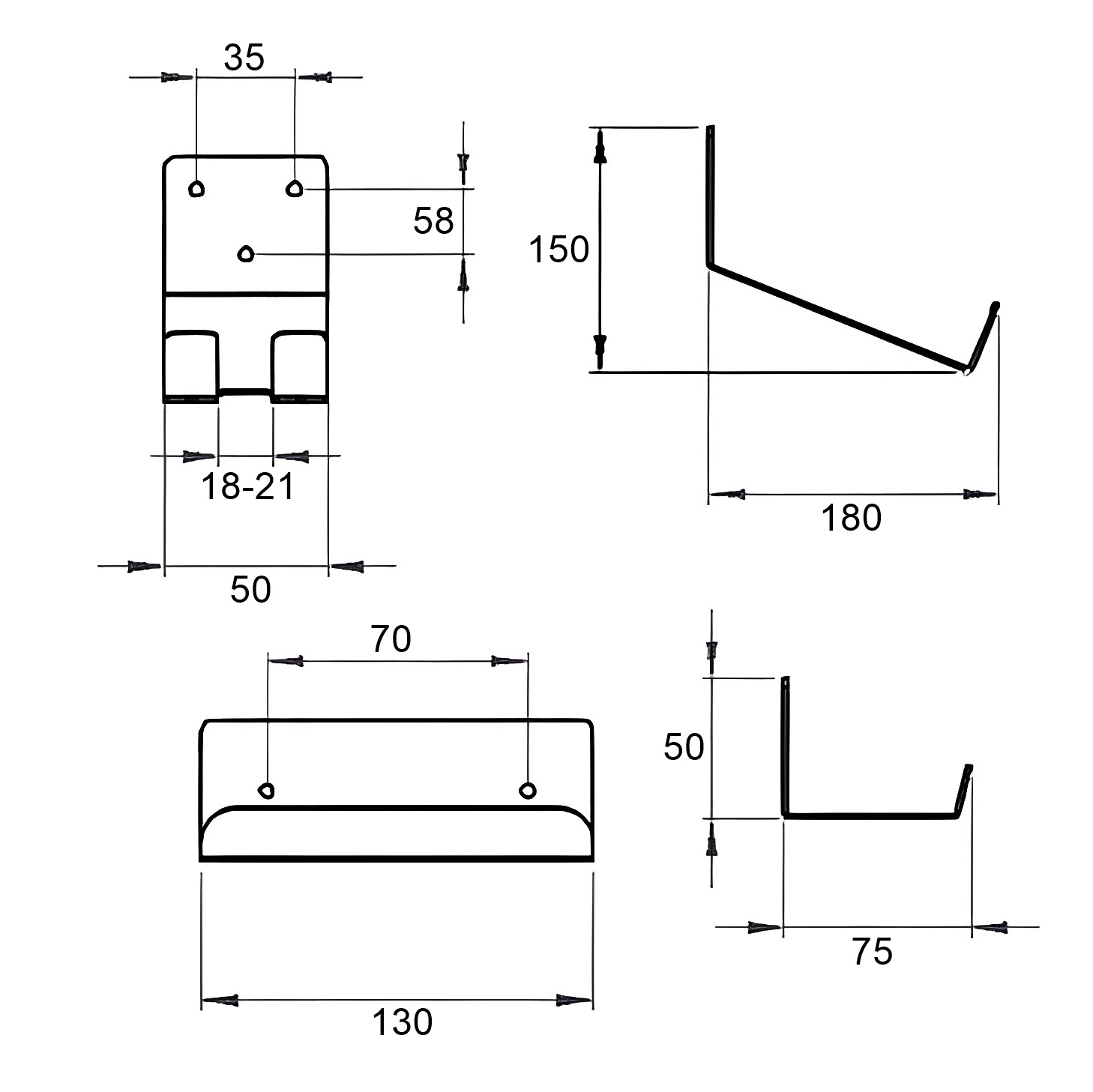 Wieszak ścienny na rower BIKEST - obrazek 5