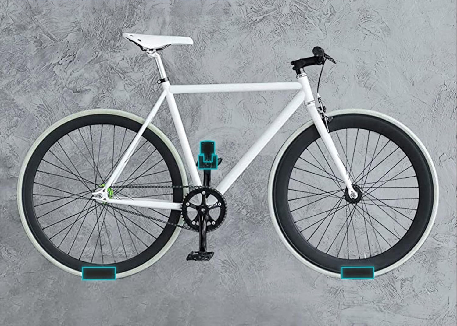 Wieszak ścienny na rower BIKEST - obrazek 3