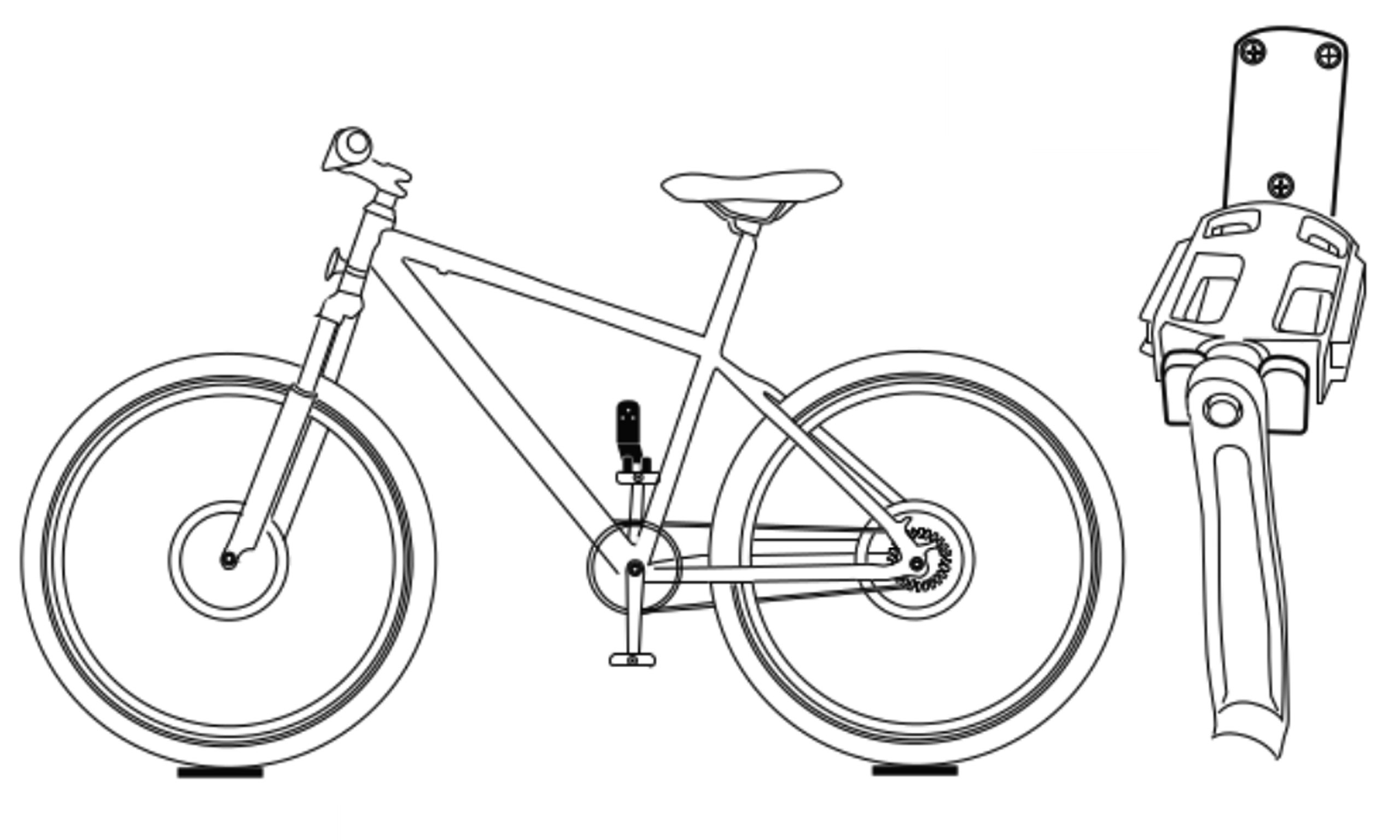 Wieszak ścienny na rower BIKEST - obrazek 4