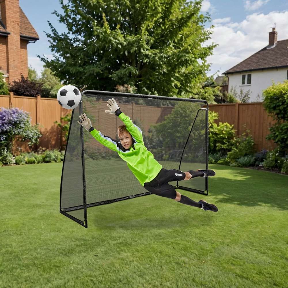 Bramka piłkarska 180 X 120 cm FORTE czarna - obrazek 3