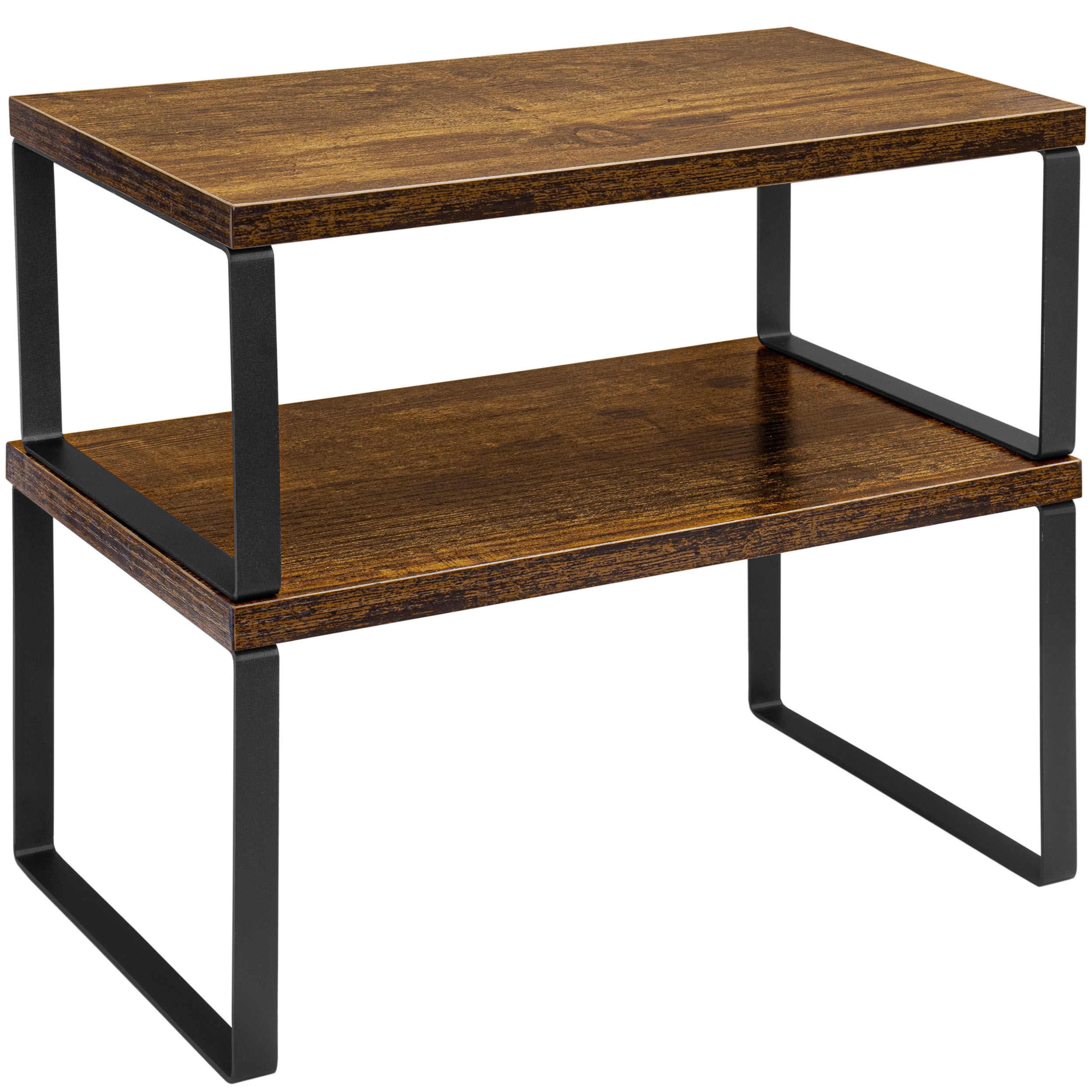 Zestaw 2 półek bambusowych GINGER RUSTIC - obrazek 8