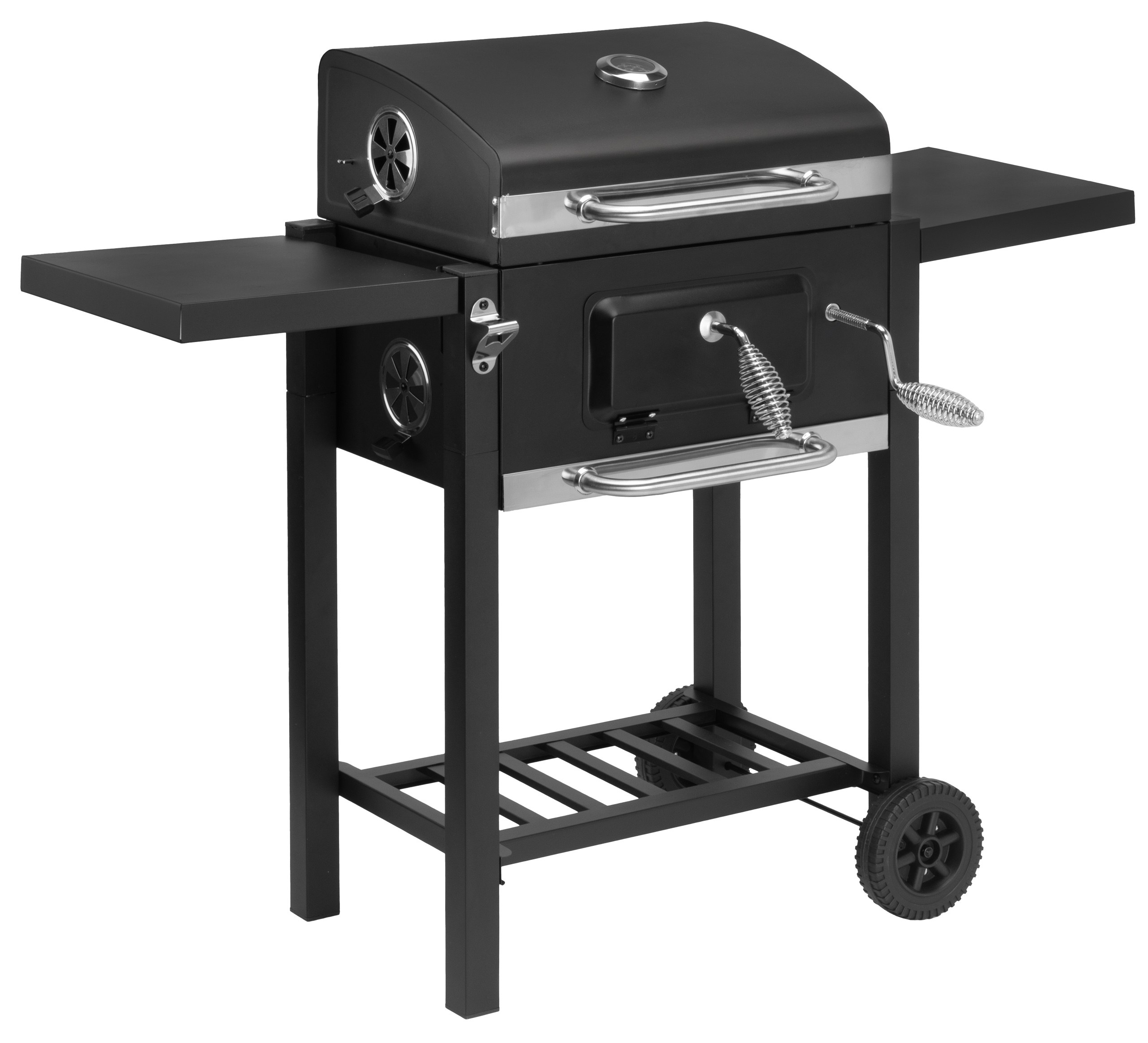 Grill węglowy ogrodowy CARBON czarny - obrazek 4