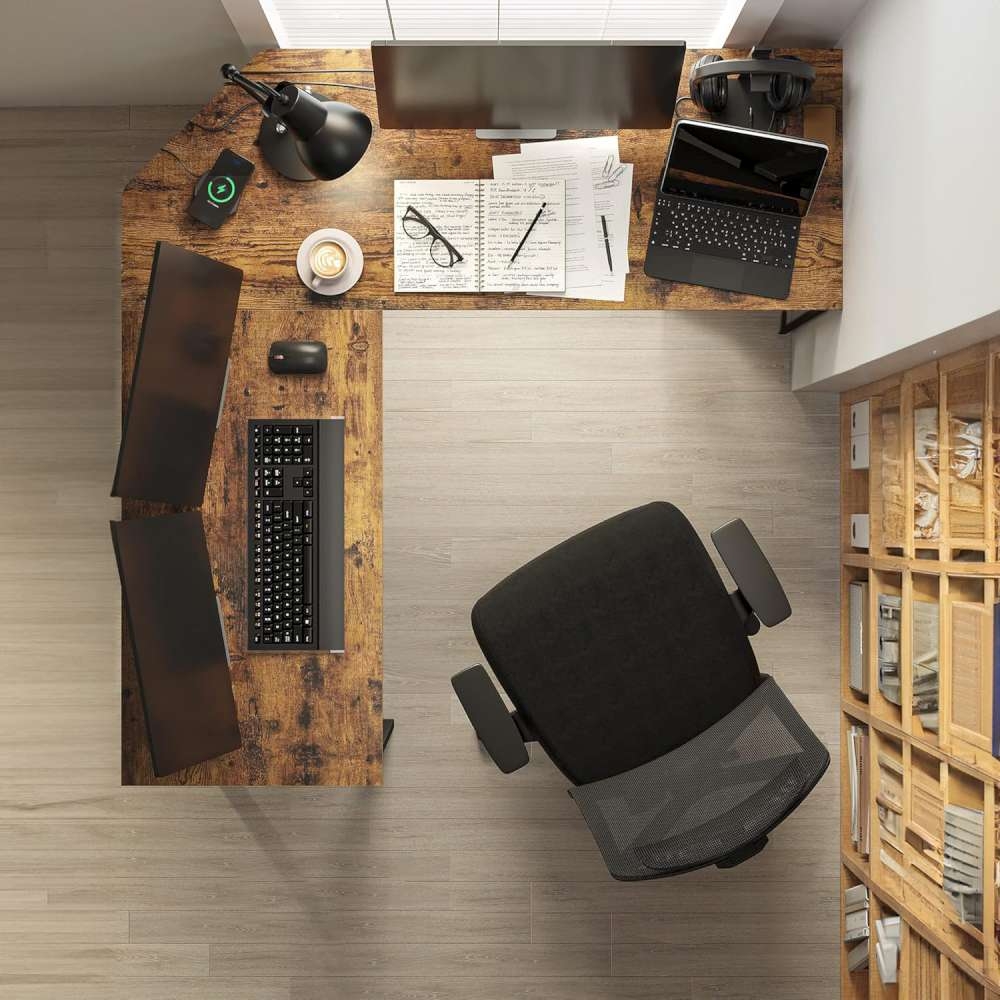 Biurko narożne BRAGA RUSTIC - obrazek 7