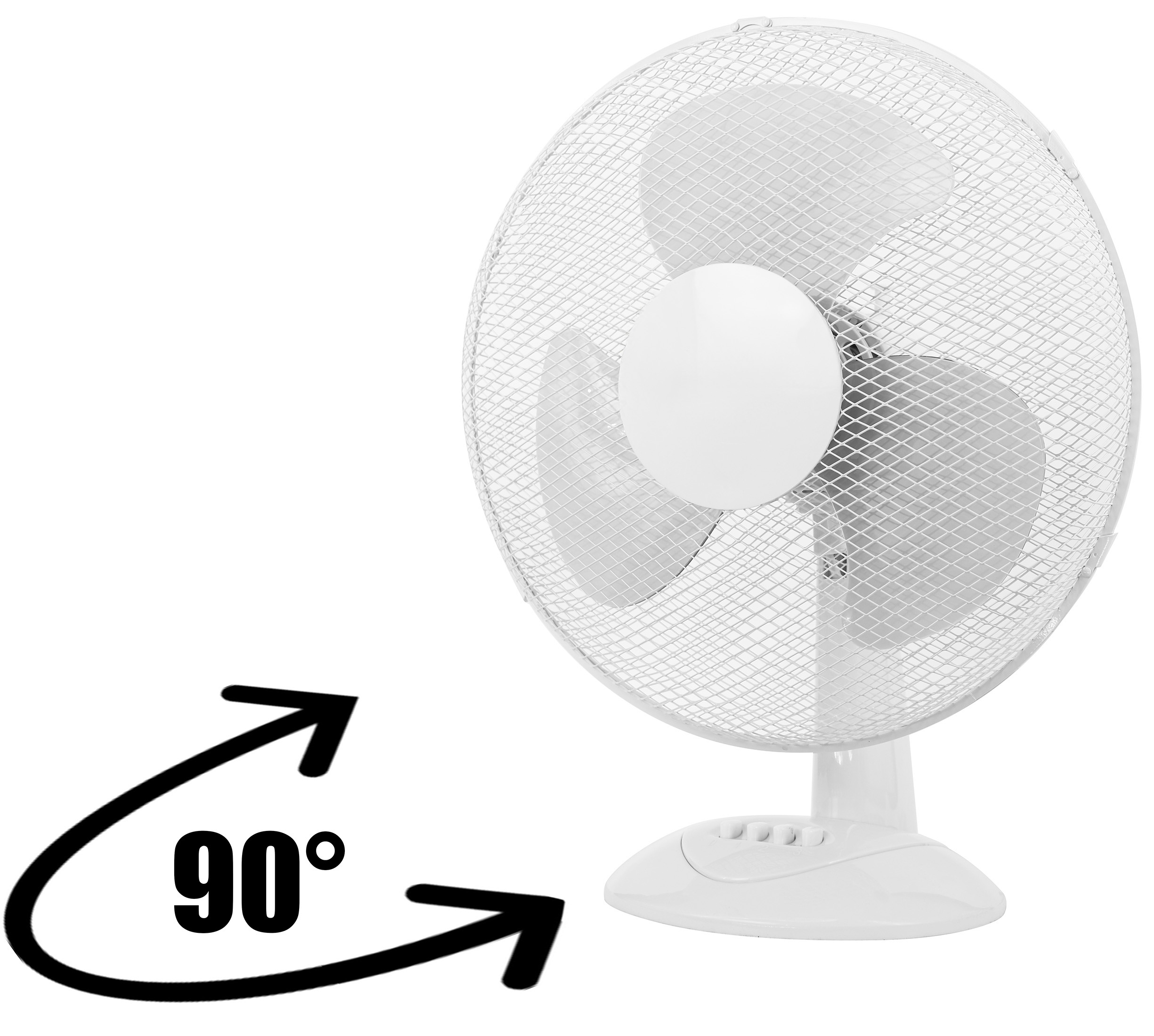 Wentylator biurkowy FRIO biały - obrazek 7