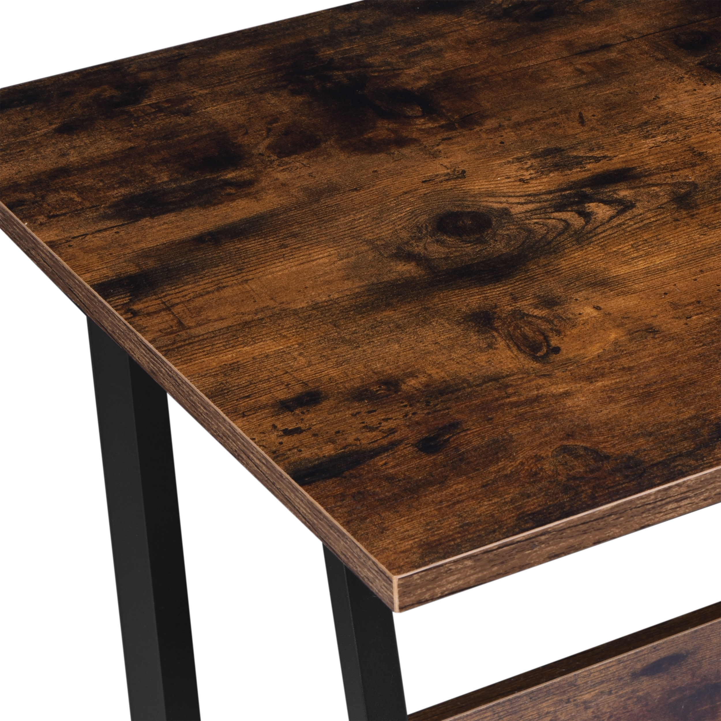 Biurko loftowe komputerowe SKAGEN RUSTIC - obrazek 6