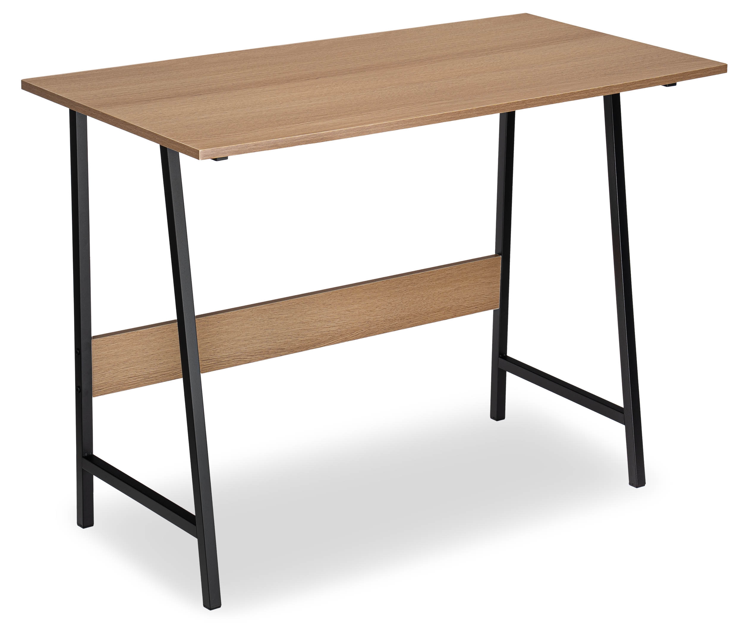 Biurko loftowe komputerowe SKAGEN MODERN OAK - obrazek 5