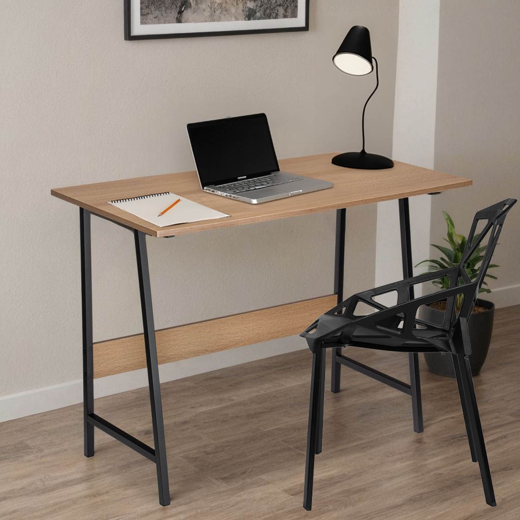 Biurko loftowe komputerowe SKAGEN MODERN OAK - obrazek 2