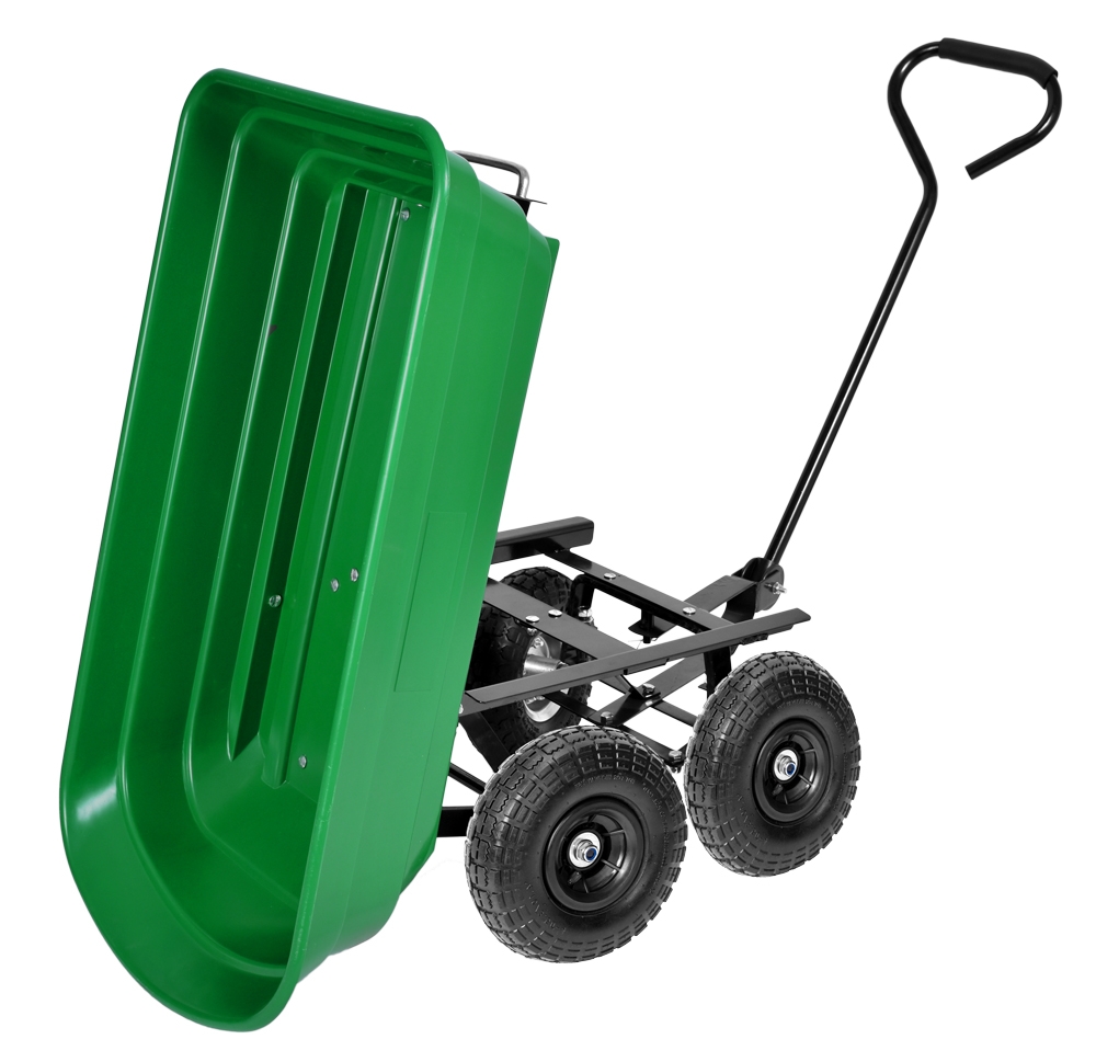 Wózek transportowy wywrotka GARTEN zielony - obrazek 10