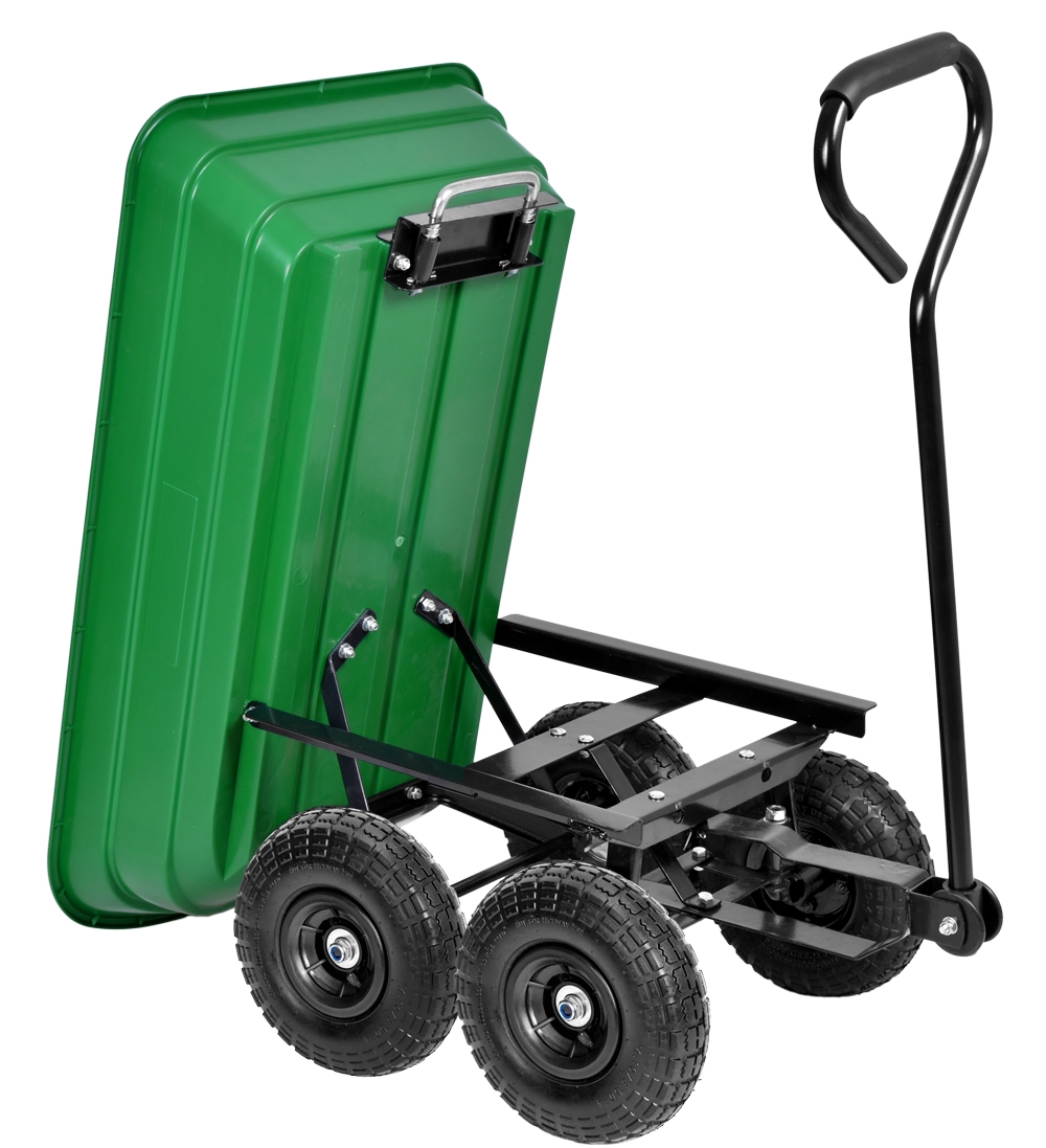 Wózek transportowy wywrotka GARTEN zielony - obrazek 8