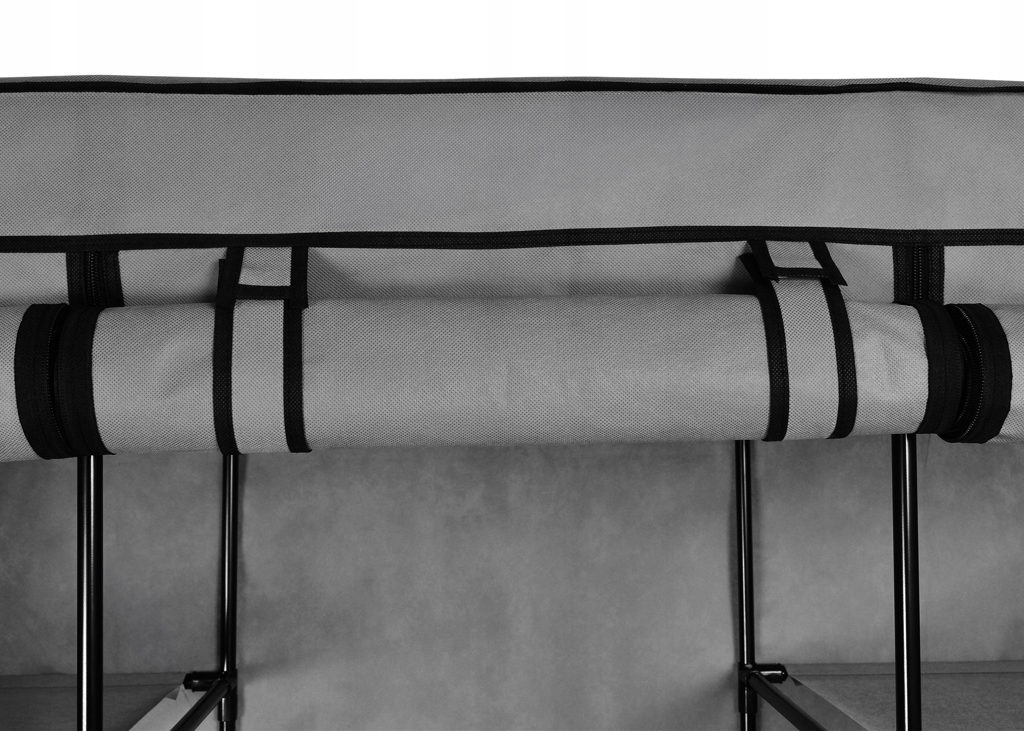 Szafa tekstylna z 10 półkami Mira Maxi antracyt - obrazek 6