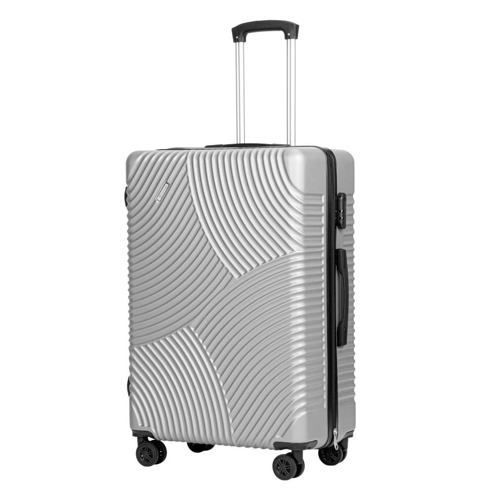 Zestaw 4 walizek podróżnych AZORES SREBRNY 4w1 - obrazek 10