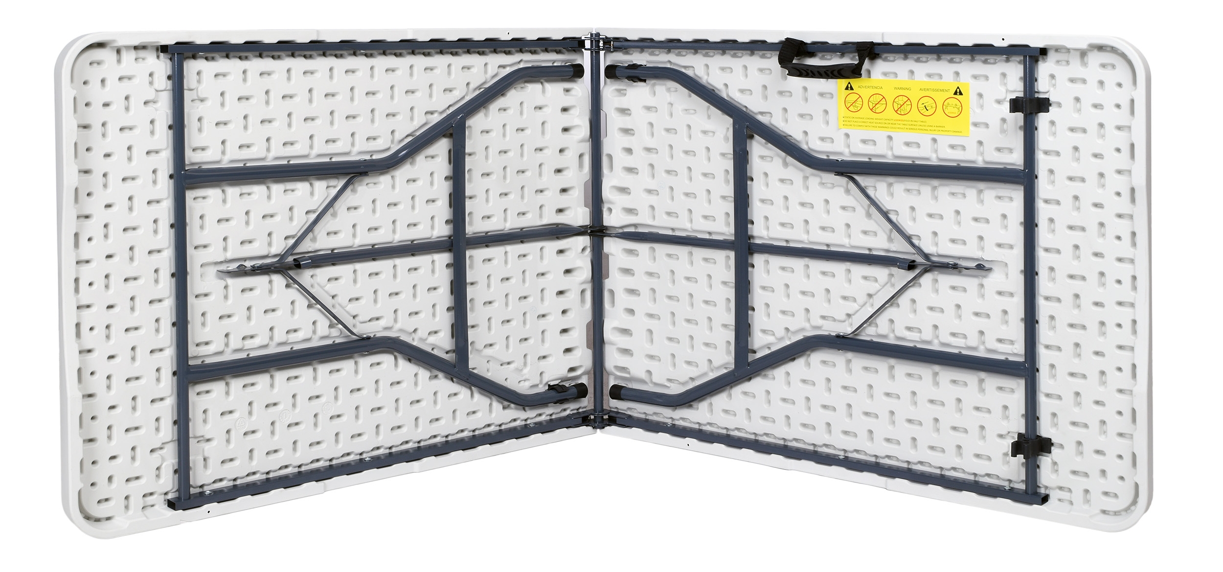 Stół cateringowy BALI WHITE składany w walizkę 180 cm biały - obrazek 6