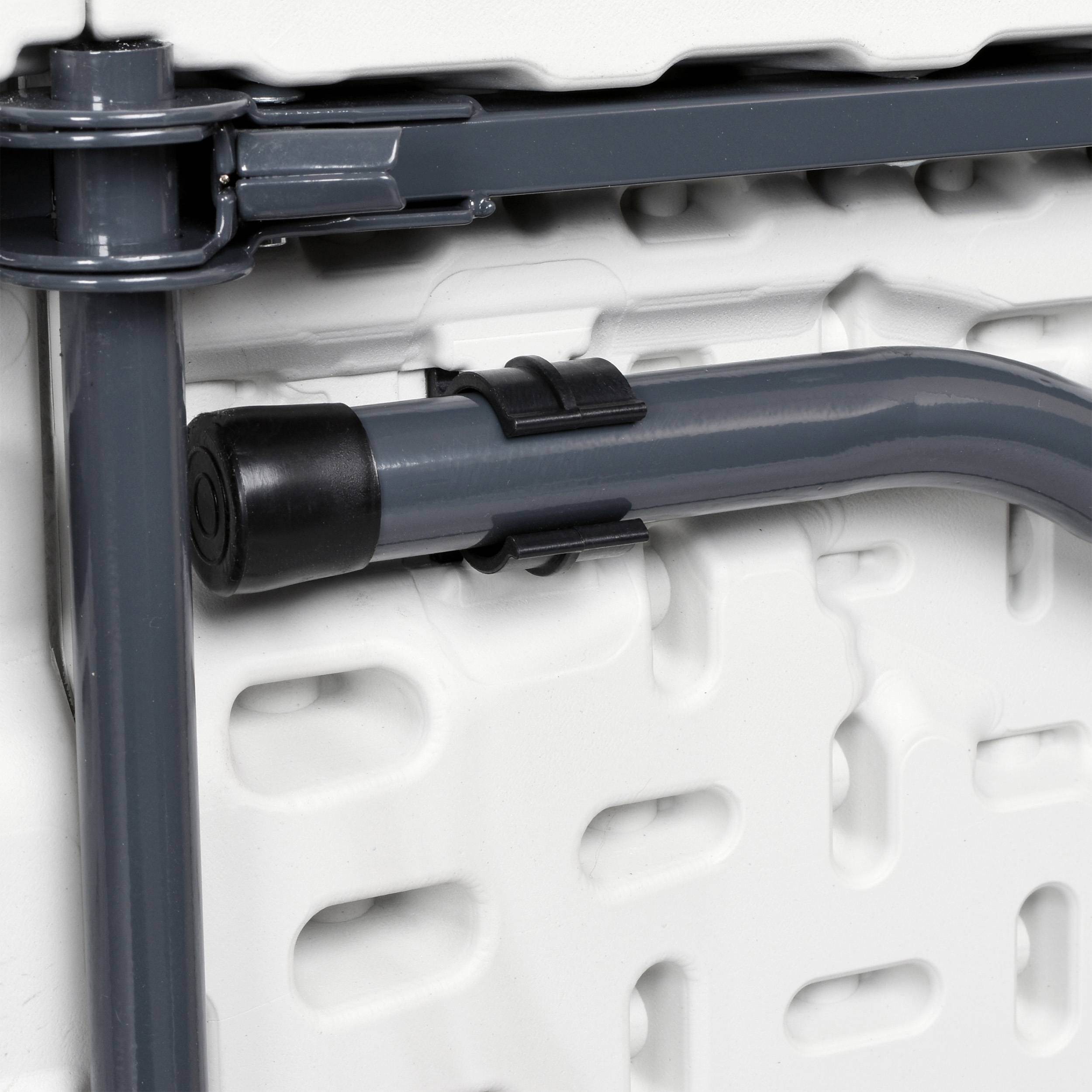 Stół cateringowy BALI WHITE składany w walizkę 180 cm biały - obrazek 10