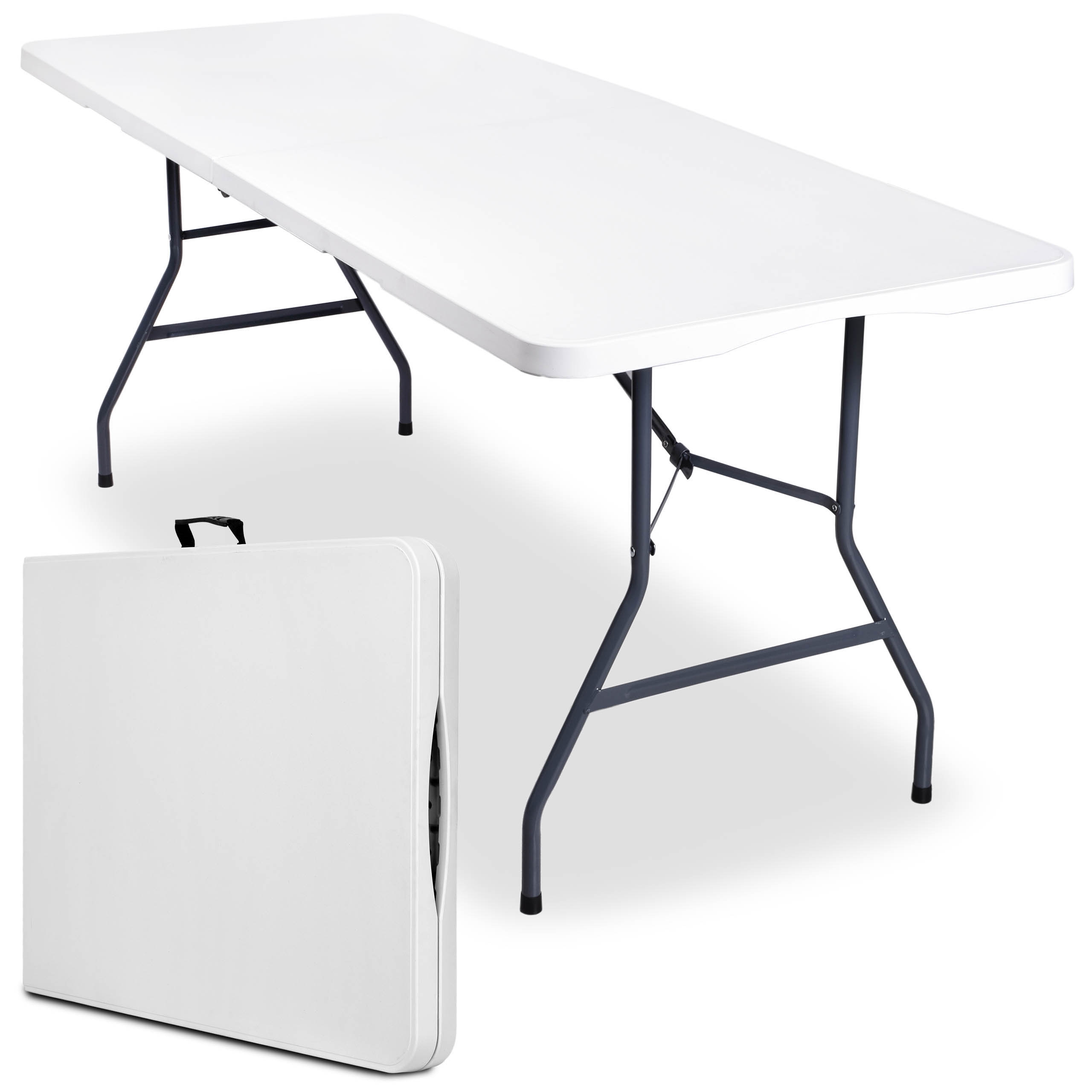 Stół cateringowy BALI WHITE składany w walizkę 180 cm biały - obrazek 4