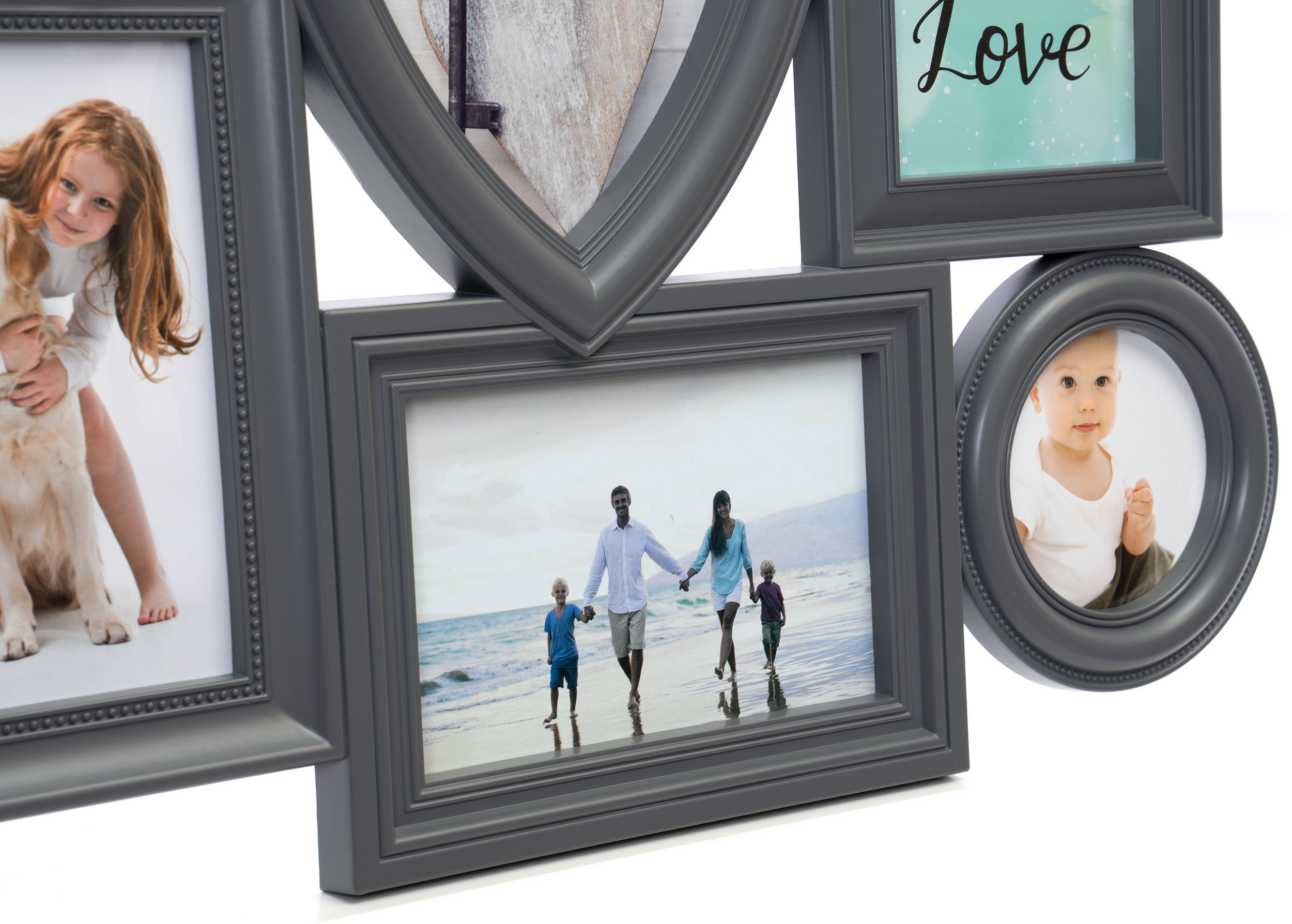 Ramka na zdjęcia CORAZON 5 zdjęć szara - obrazek 7