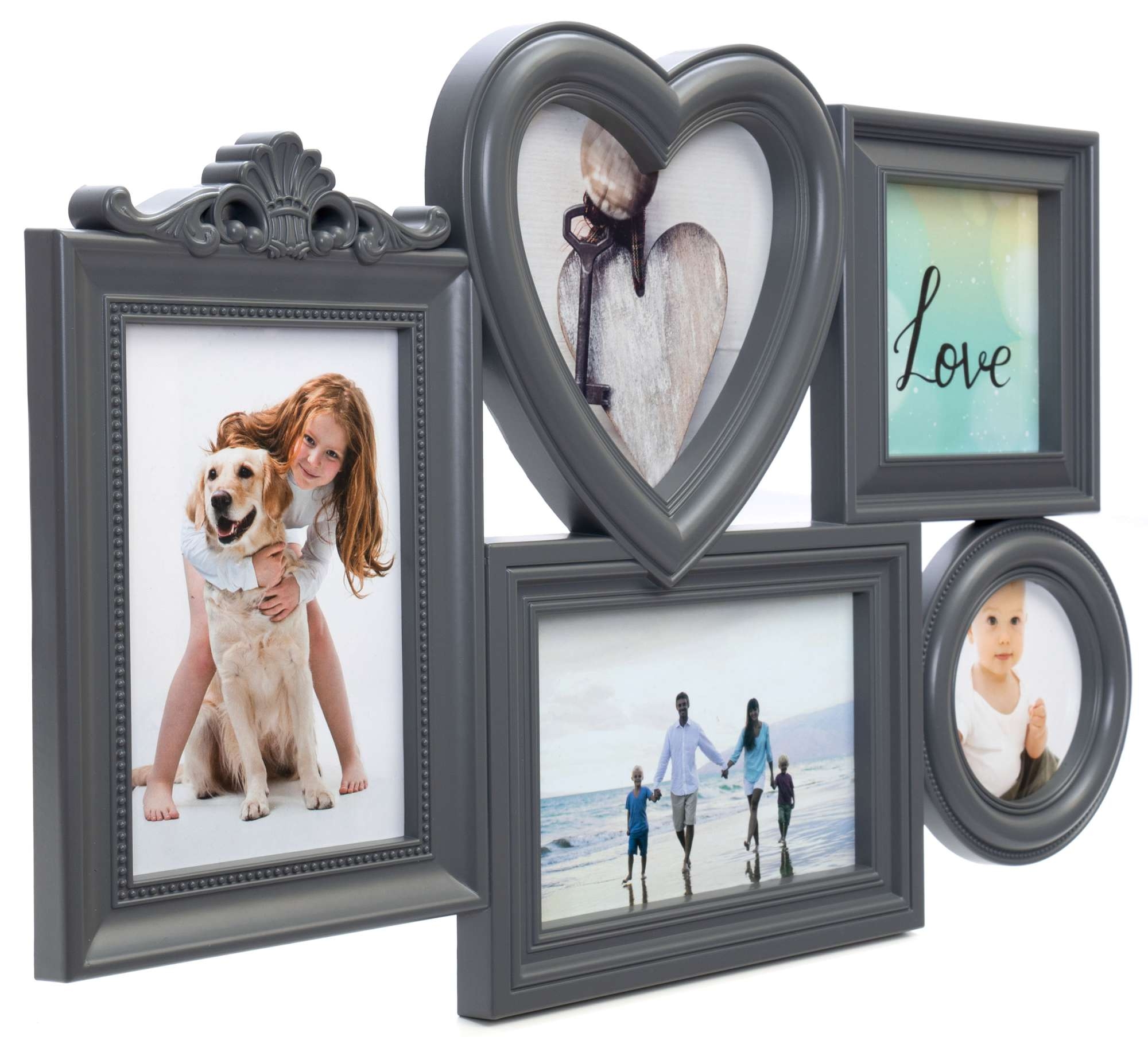 Ramka na zdjęcia CORAZON 5 zdjęć szara - obrazek 8